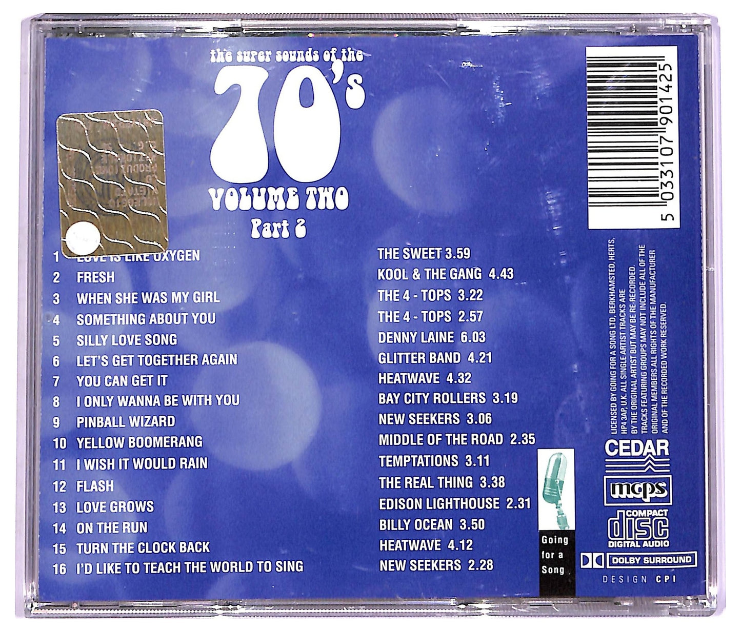 EBOND Various - The Super Sounds Of The 70's Volume Two Part 2 CD CD070265