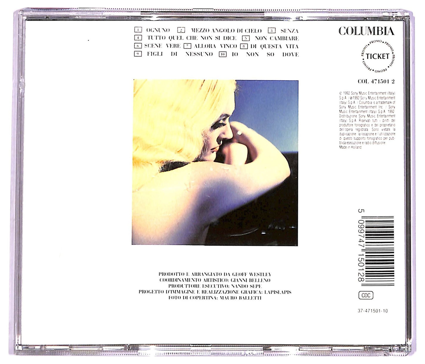 EBOND Anna Oxa - Di Questa Vita CD CD070341