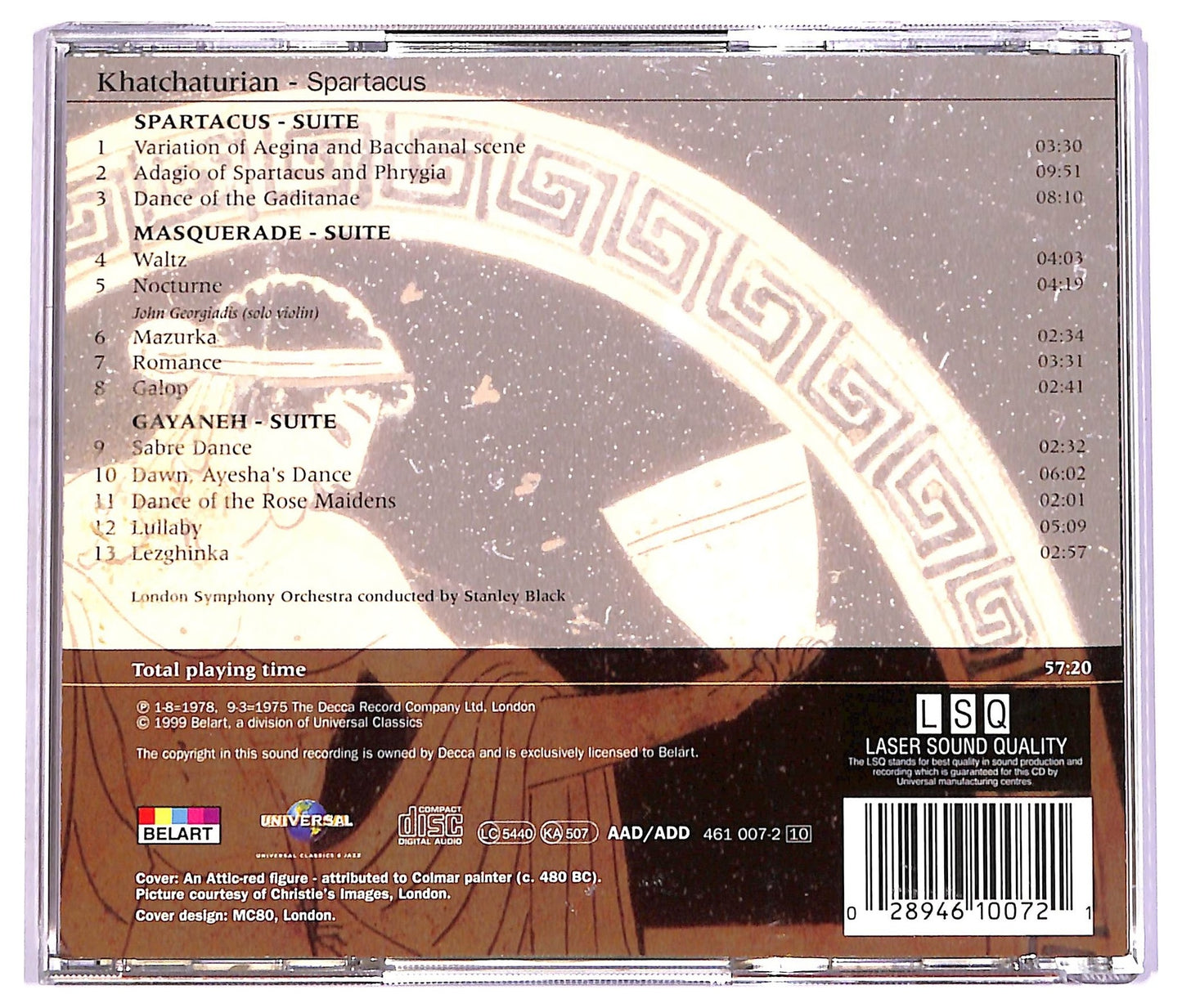 EBOND Khachaturian , Stanley Black · The London Symphony - Spartacus CD CD070366