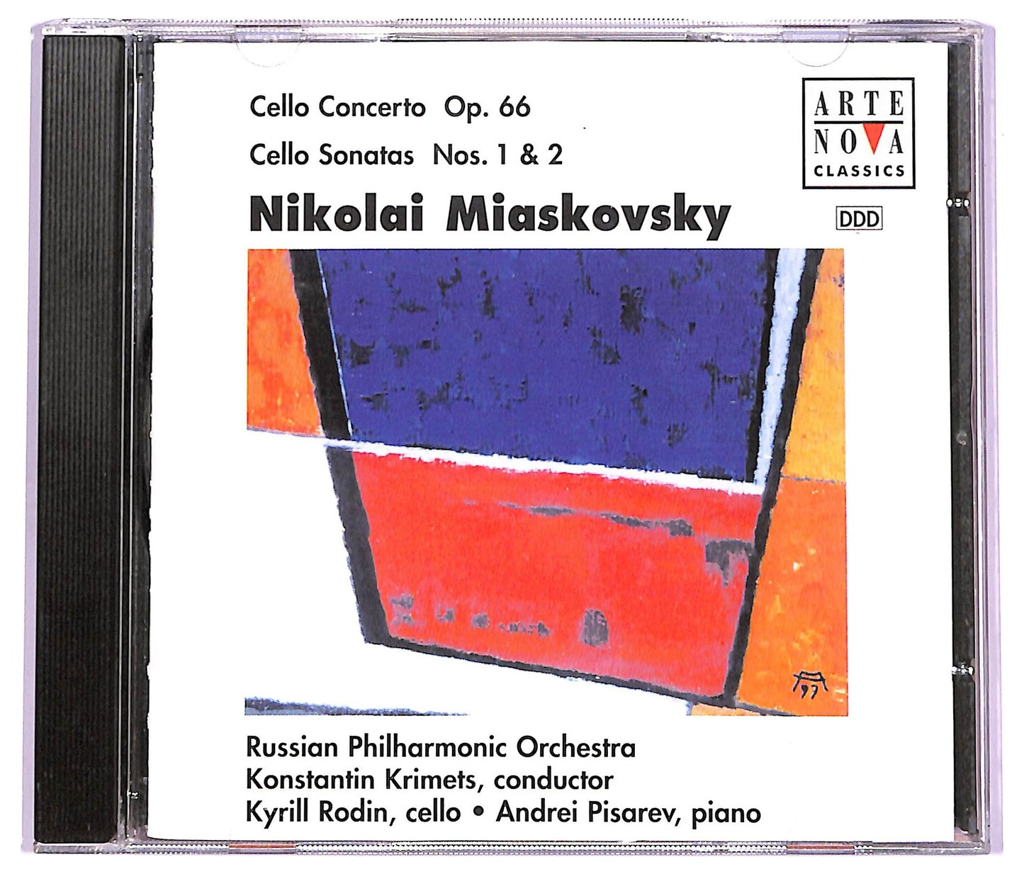 EBOND Nikolai Miaskovsky - Cello Concerto Op. 66 Cello Sonatas Nos. 1 & 2 CD CD070402