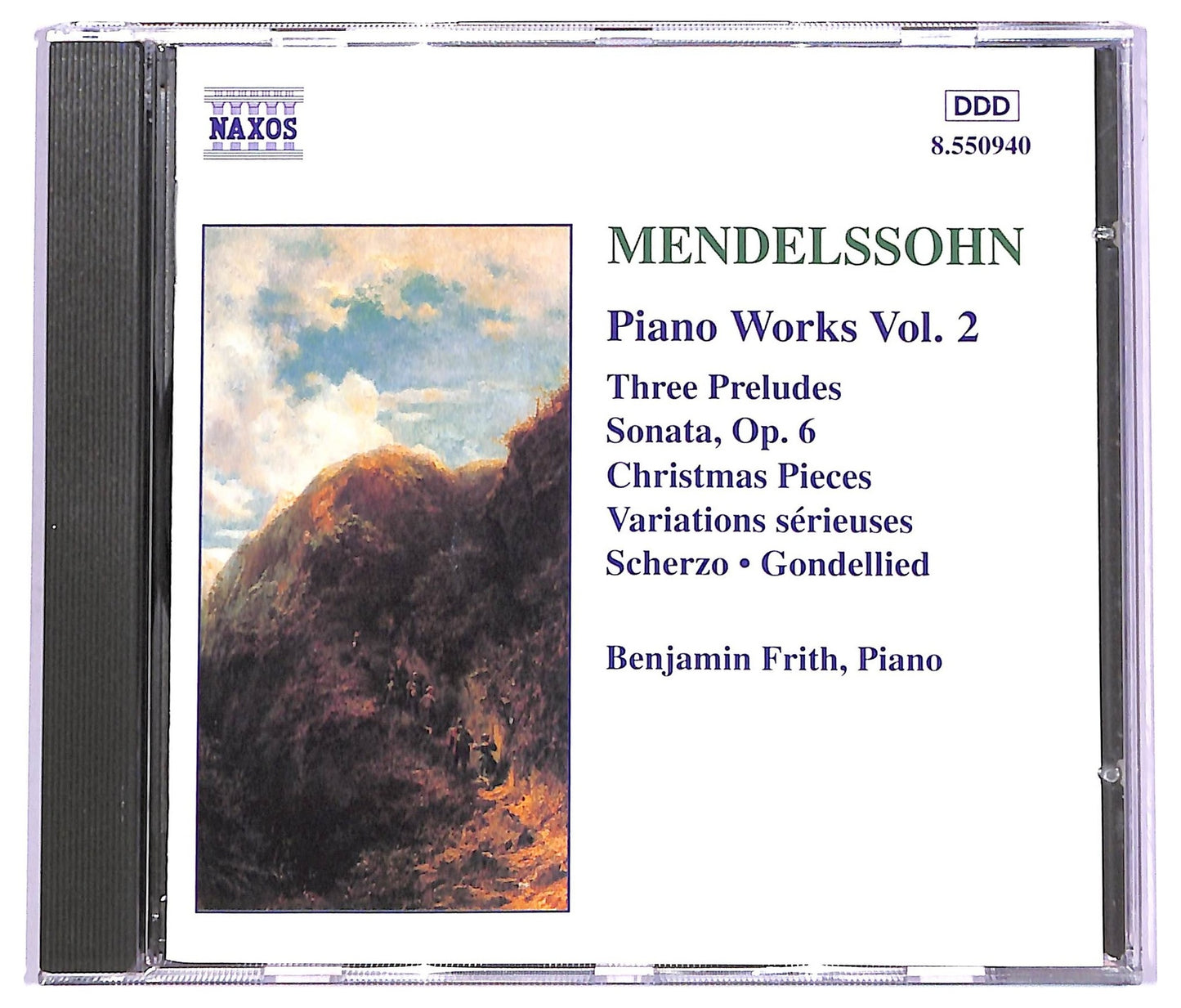 EBOND Mendelssohn , Benjamin Frith - Piano Works Vol. 2 CD CD070404