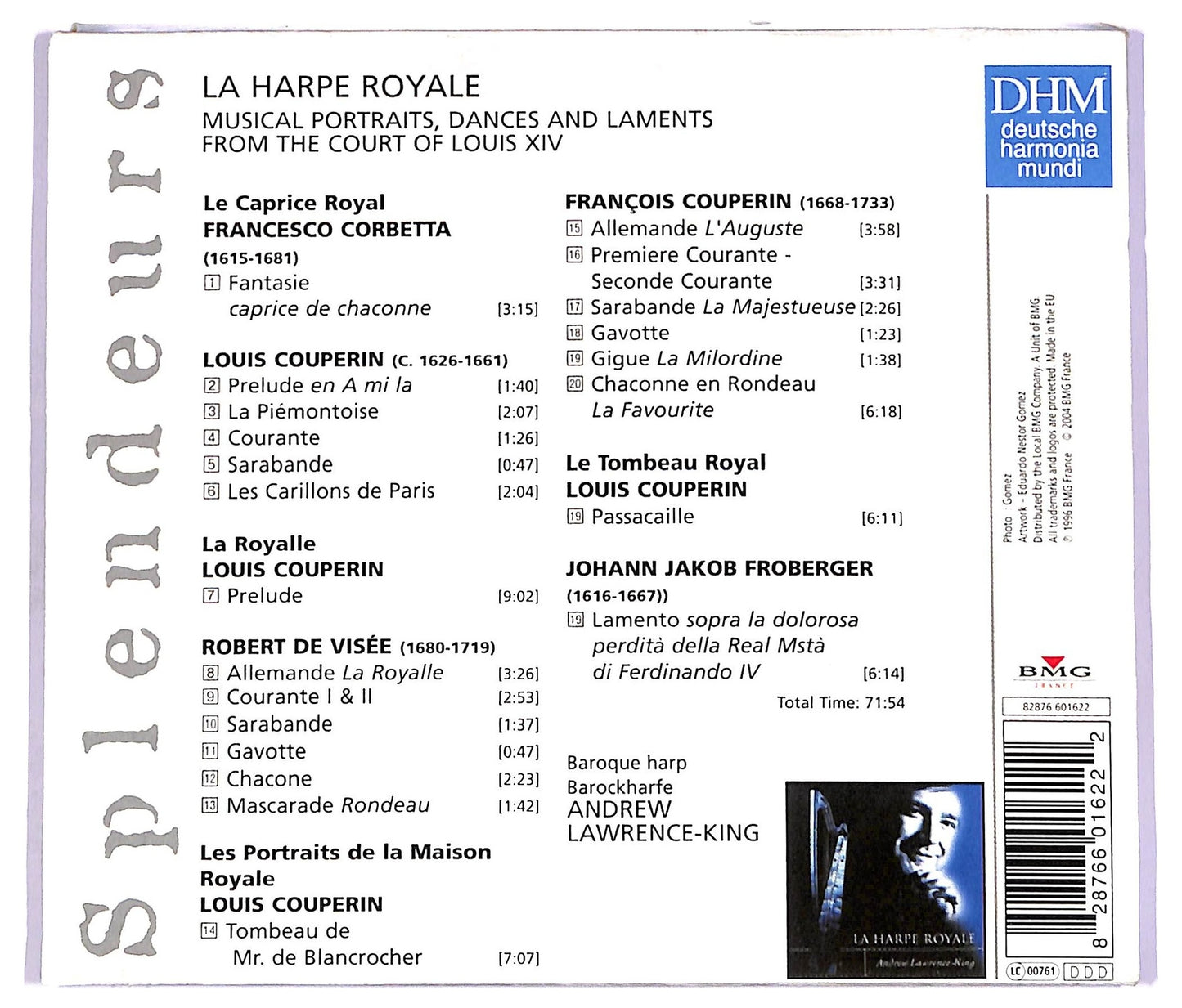 EBOND Andrew Lawrence-King - La Harpe Royale CD CD070421