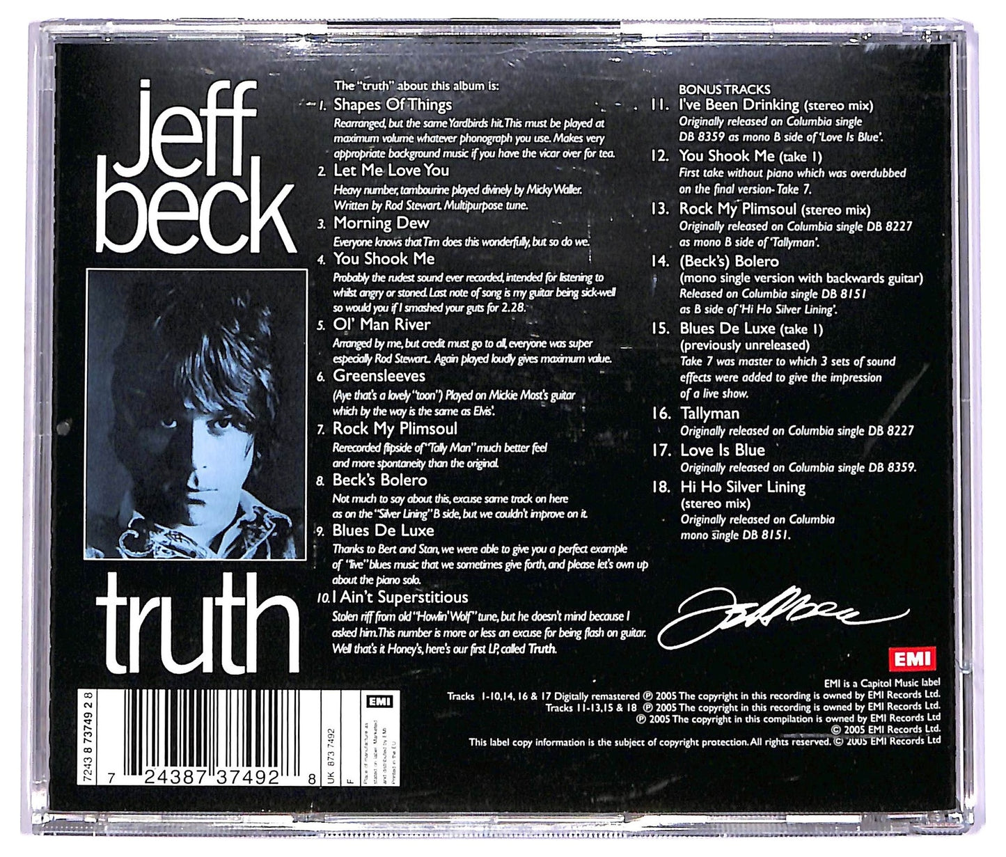 EBOND Jeff Beck - Truth CD CD070423