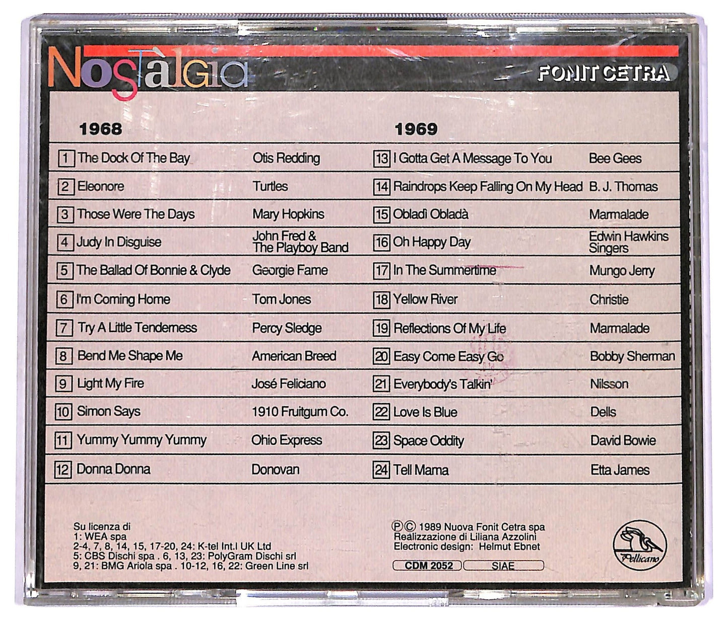 EBOND Various - Nostalgia '68 '69 CD CD070460
