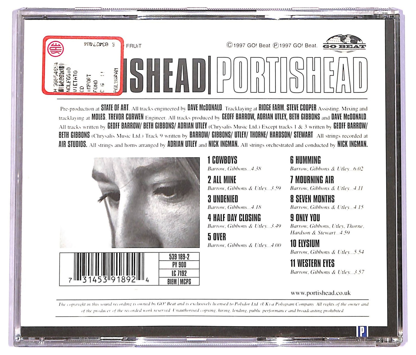 EBOND Portishead - Portishead CD CD070524