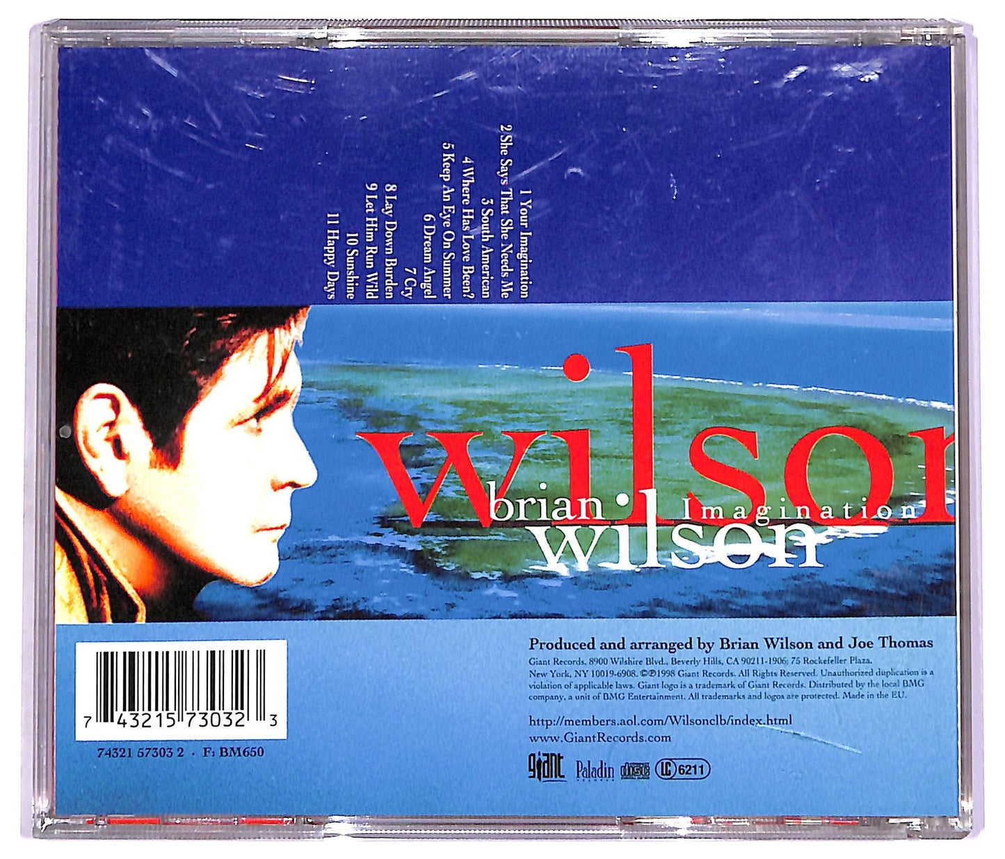 EBOND Brian Wilson - Imagination CD CD070532