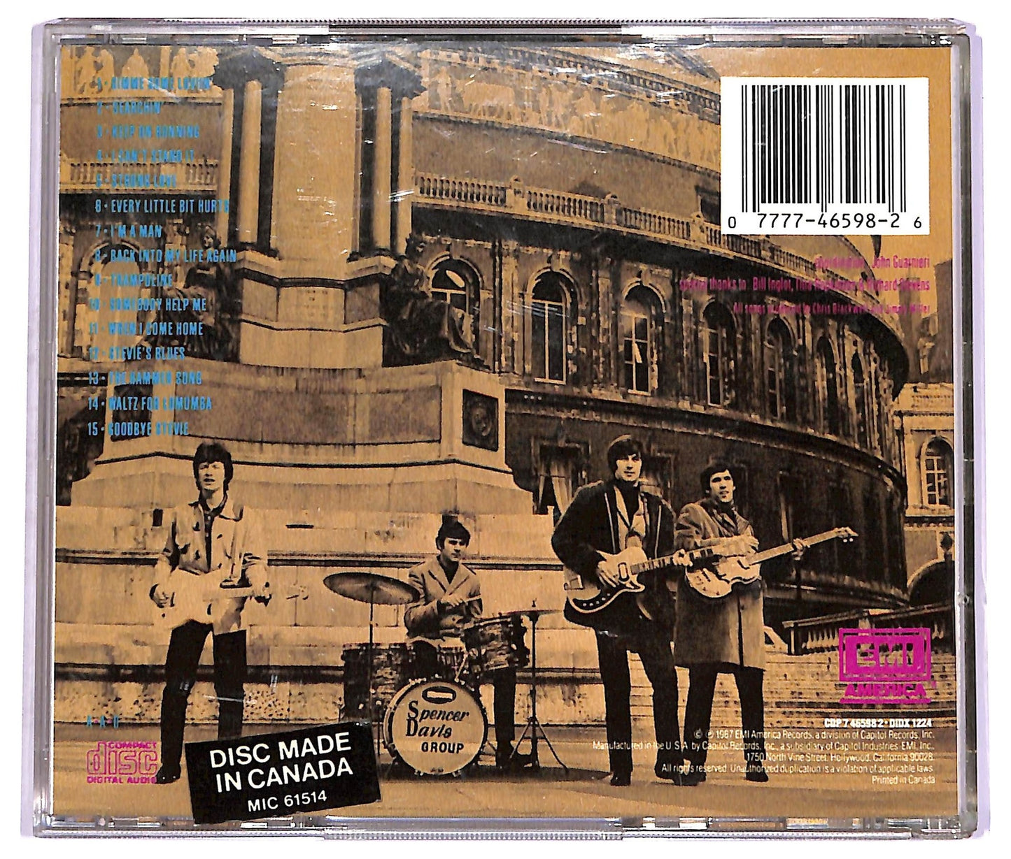 EBOND The Spencer Davis Group - The Best Of The Spencer Davis Group CD CD070539