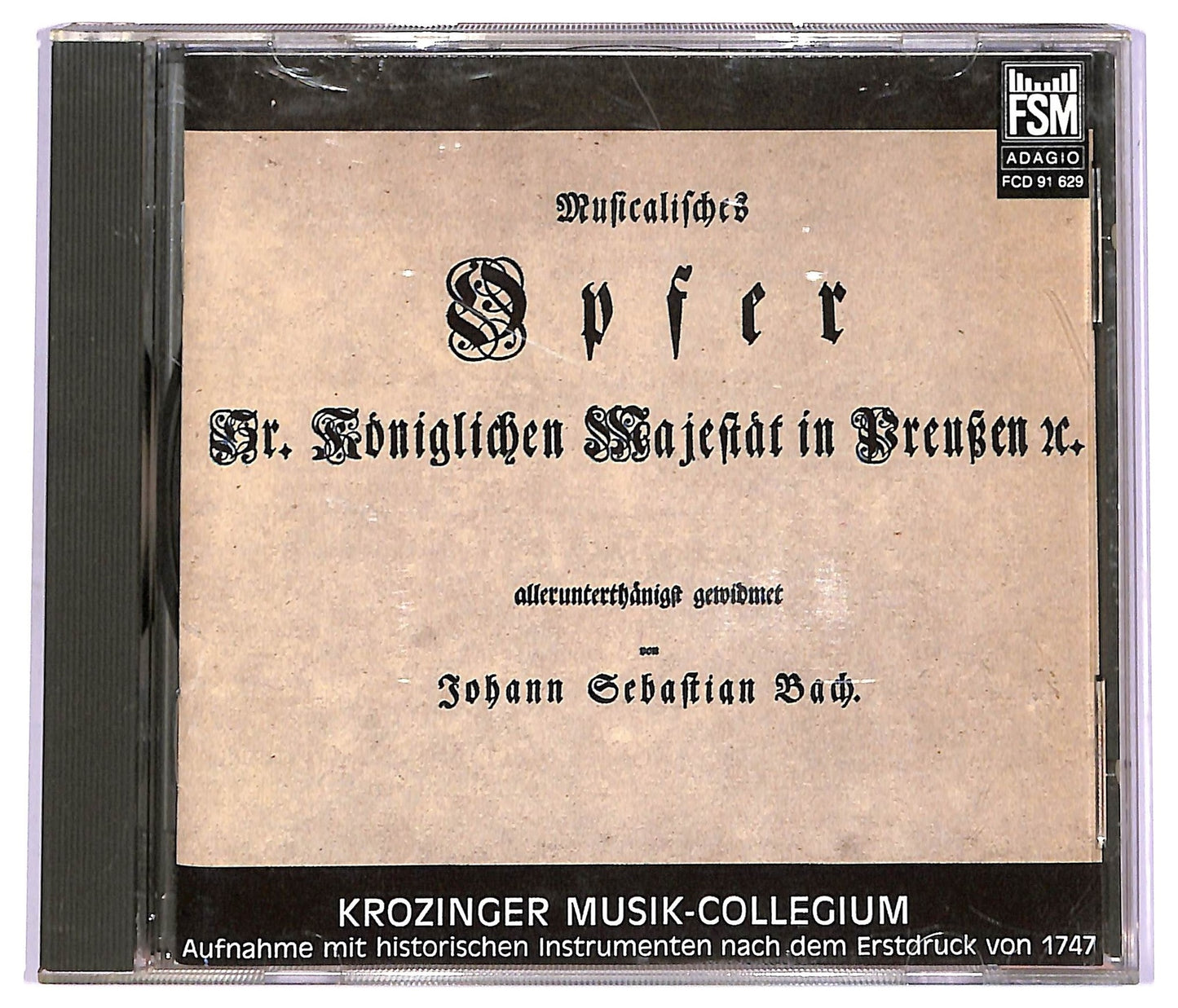 EBOND Johann Sebastian Bach Krozinger Musik-collegium - The Musical Offering CD CD070607