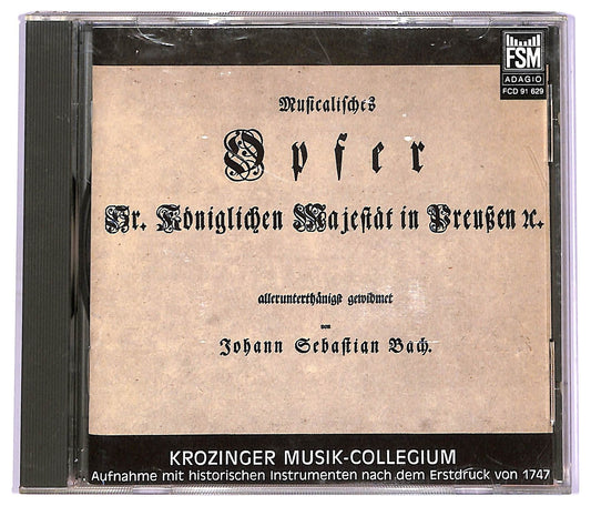EBOND Johann Sebastian Bach Krozinger Musik-collegium - The Musical Offering CD CD070607