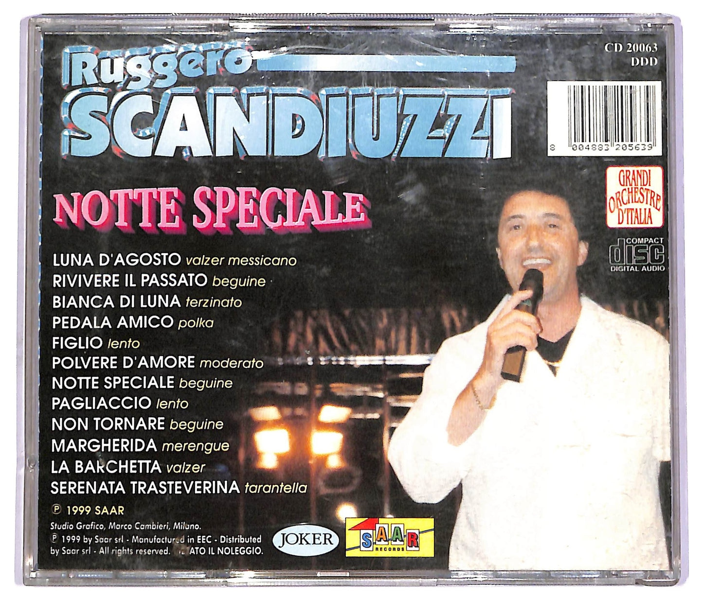 EBOND Ruggero Scandiuzzi - Notte Speciale CD CD070739