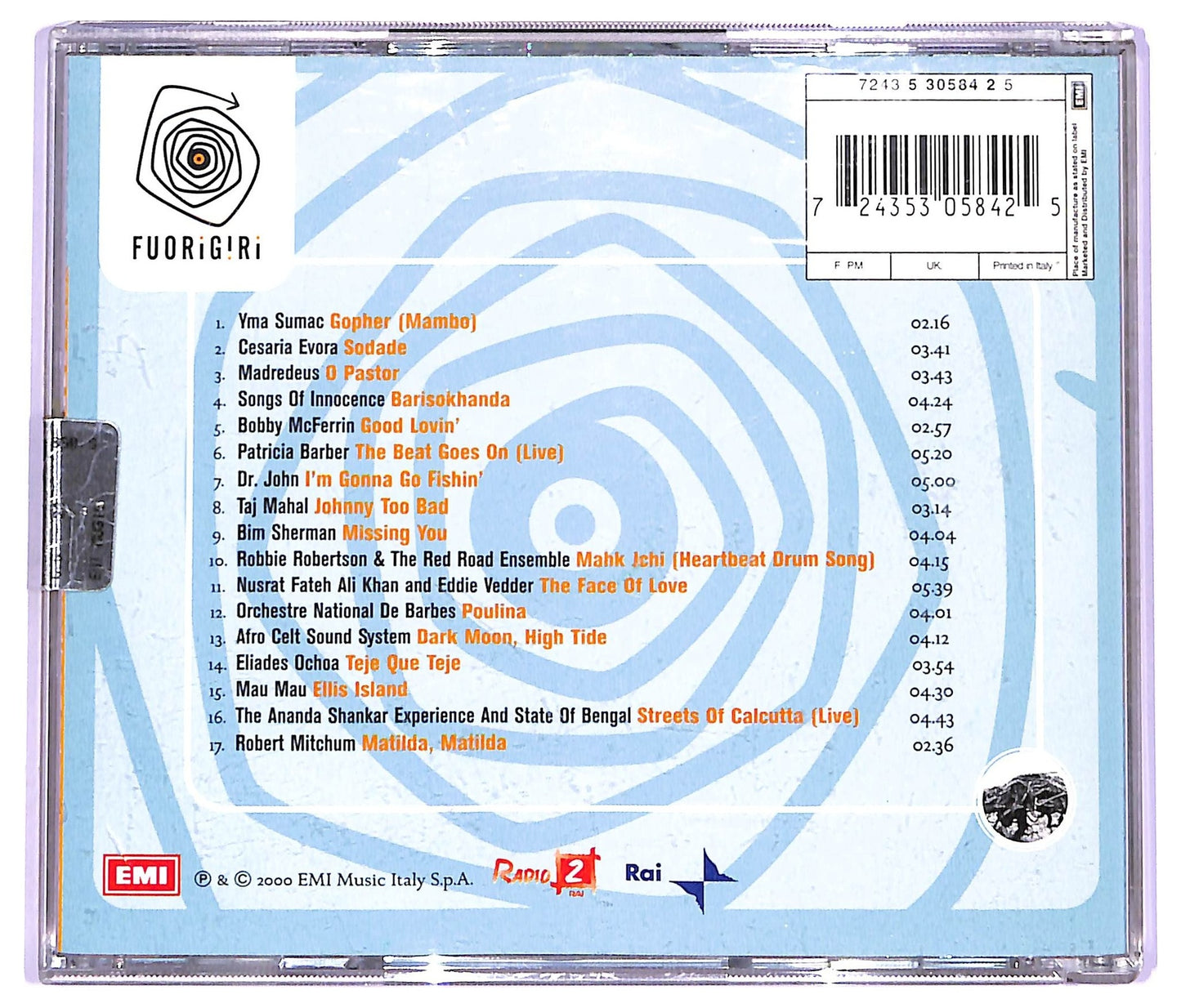 EBOND Various - Fuori Giri: Musiche Dell'altro Mondo CD CD070859