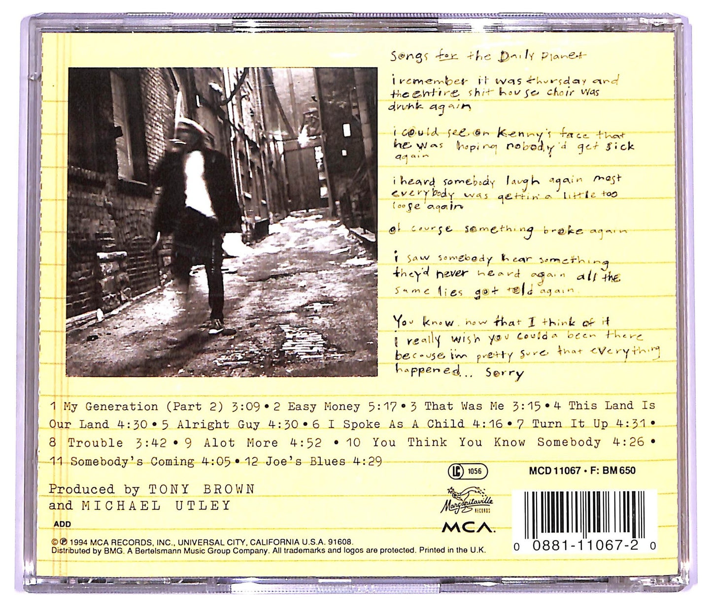 EBOND Todd Snider - Songs For The Daily Planet CD CD070860