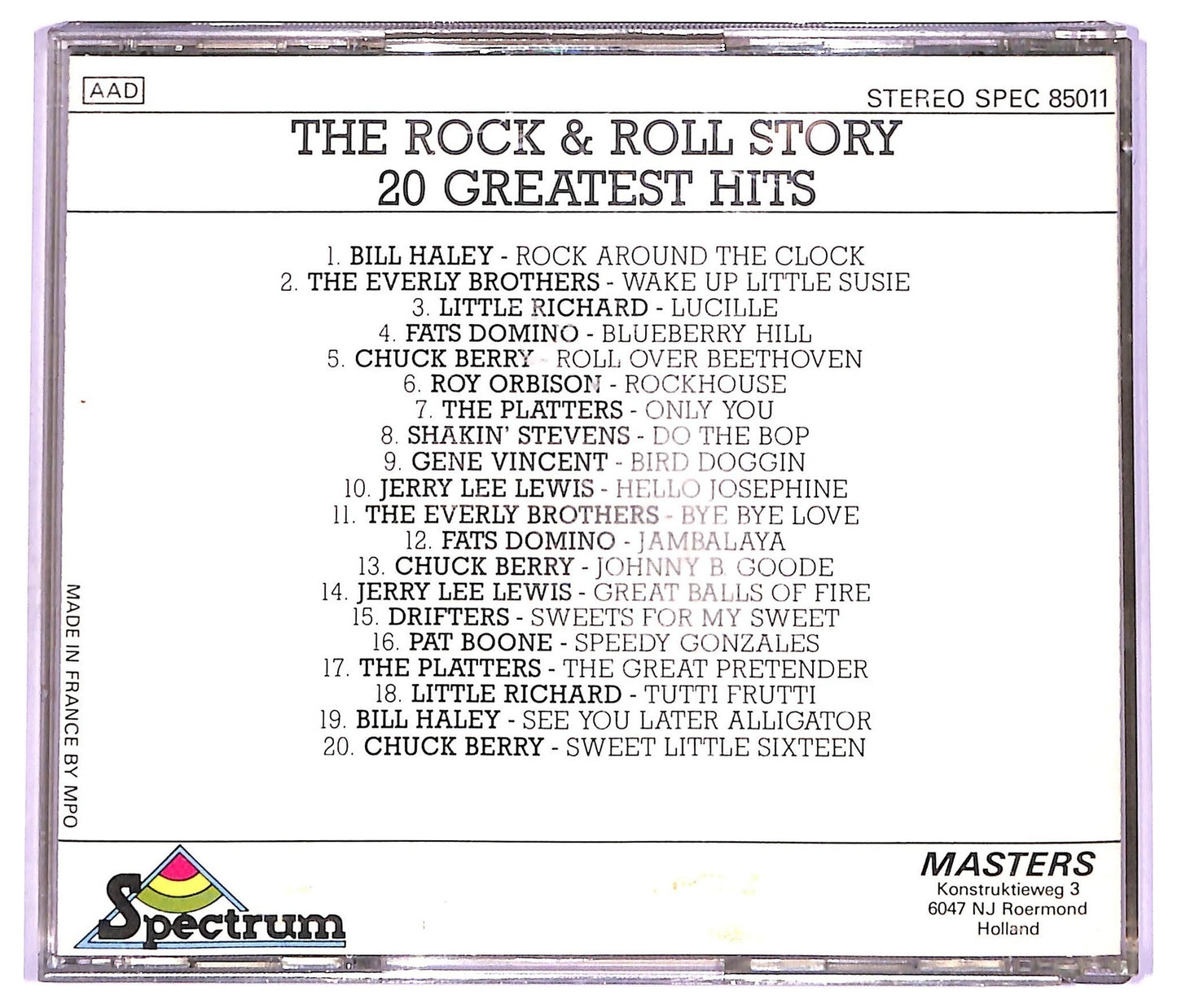 EBOND Various - The Rock & Roll Story - 20 Greatest Hits CD CD070937