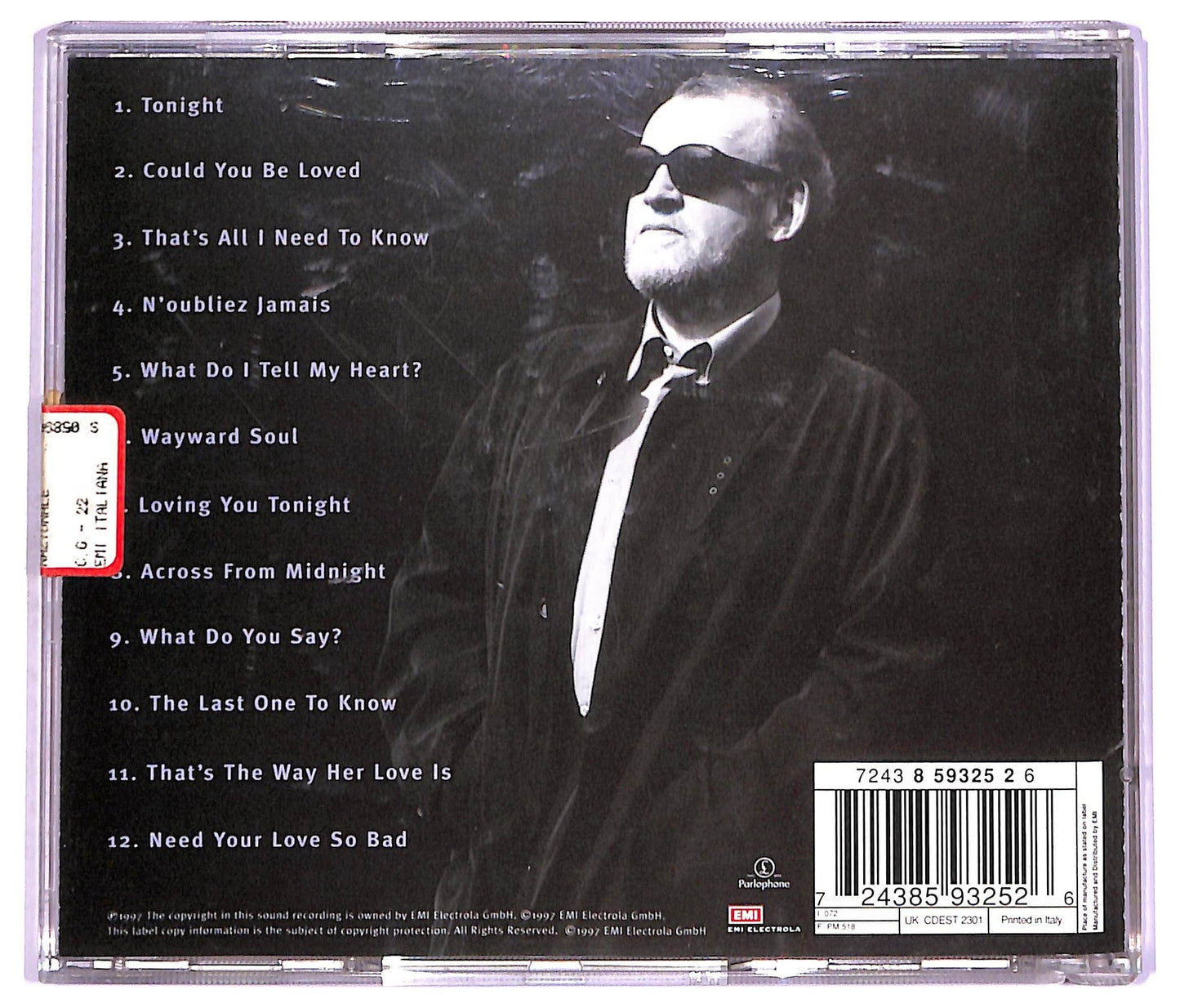 EBOND Joe Cocker - Across From Midnight CD CD071006