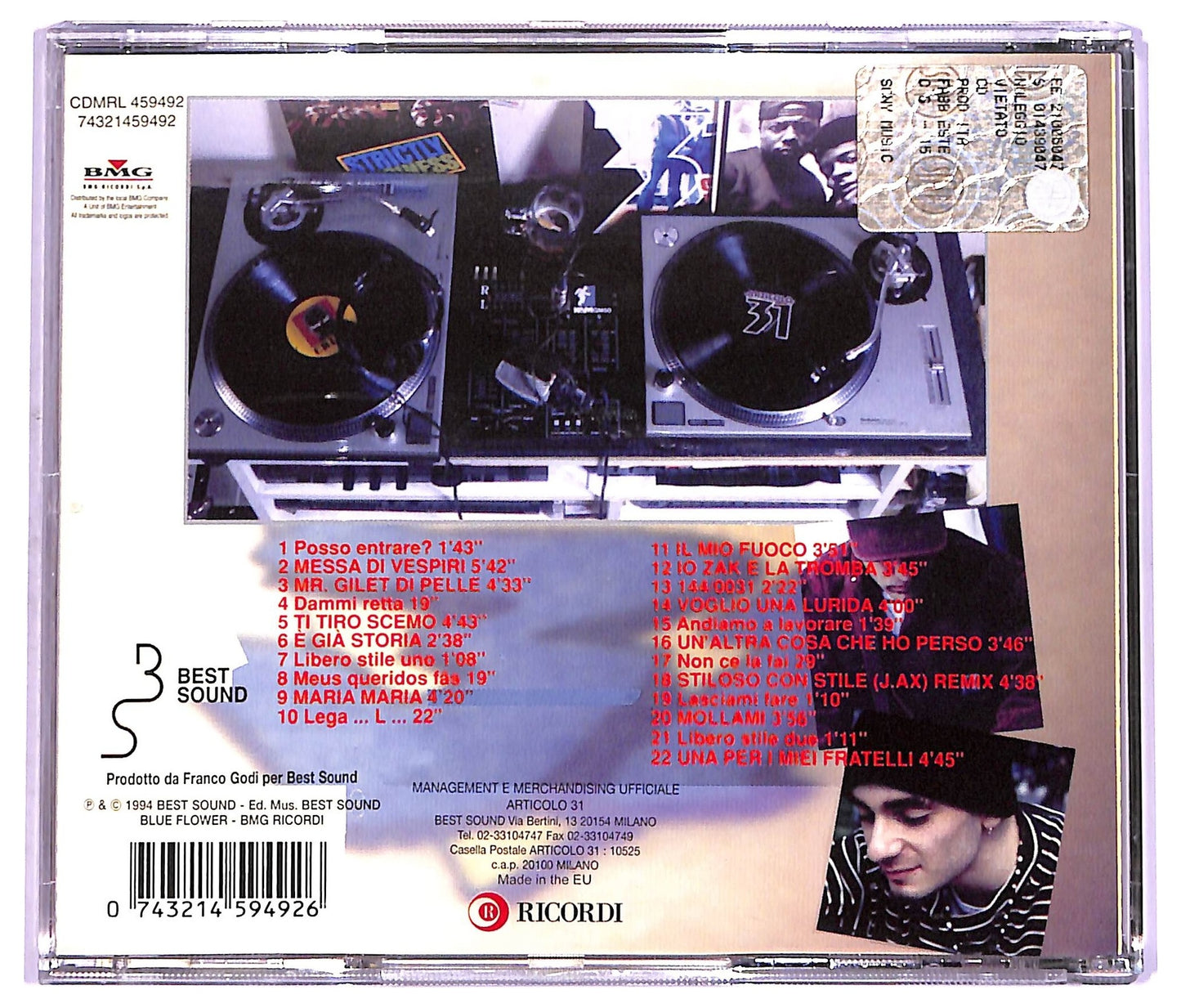 EBOND Articolo 31 - Messa Di Vespiri CD CD071048