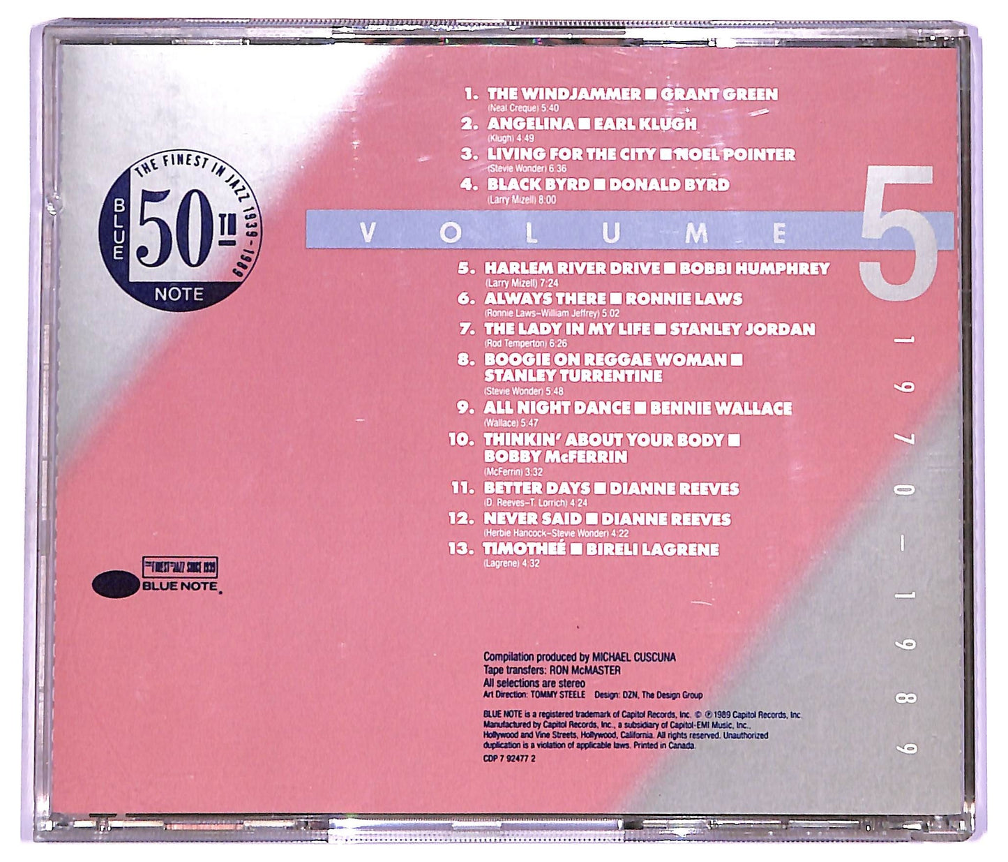 EBOND Various - Blue Note Volume 5 1970-1989 - Lighting The Fuse CD CD071138