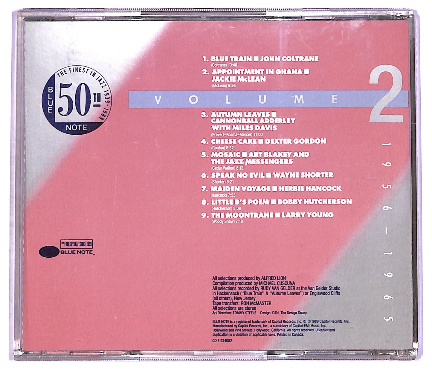 EBOND Various - Blue Note Volume 2 1956-1965 - The Jazz Message CD CD071158