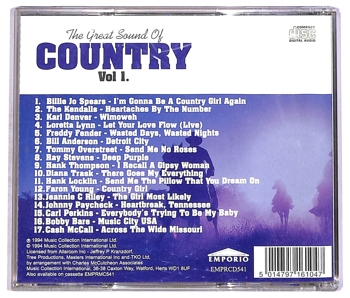 EBOND Various - The Great Sound Of Country Vol.1 CD CD071338