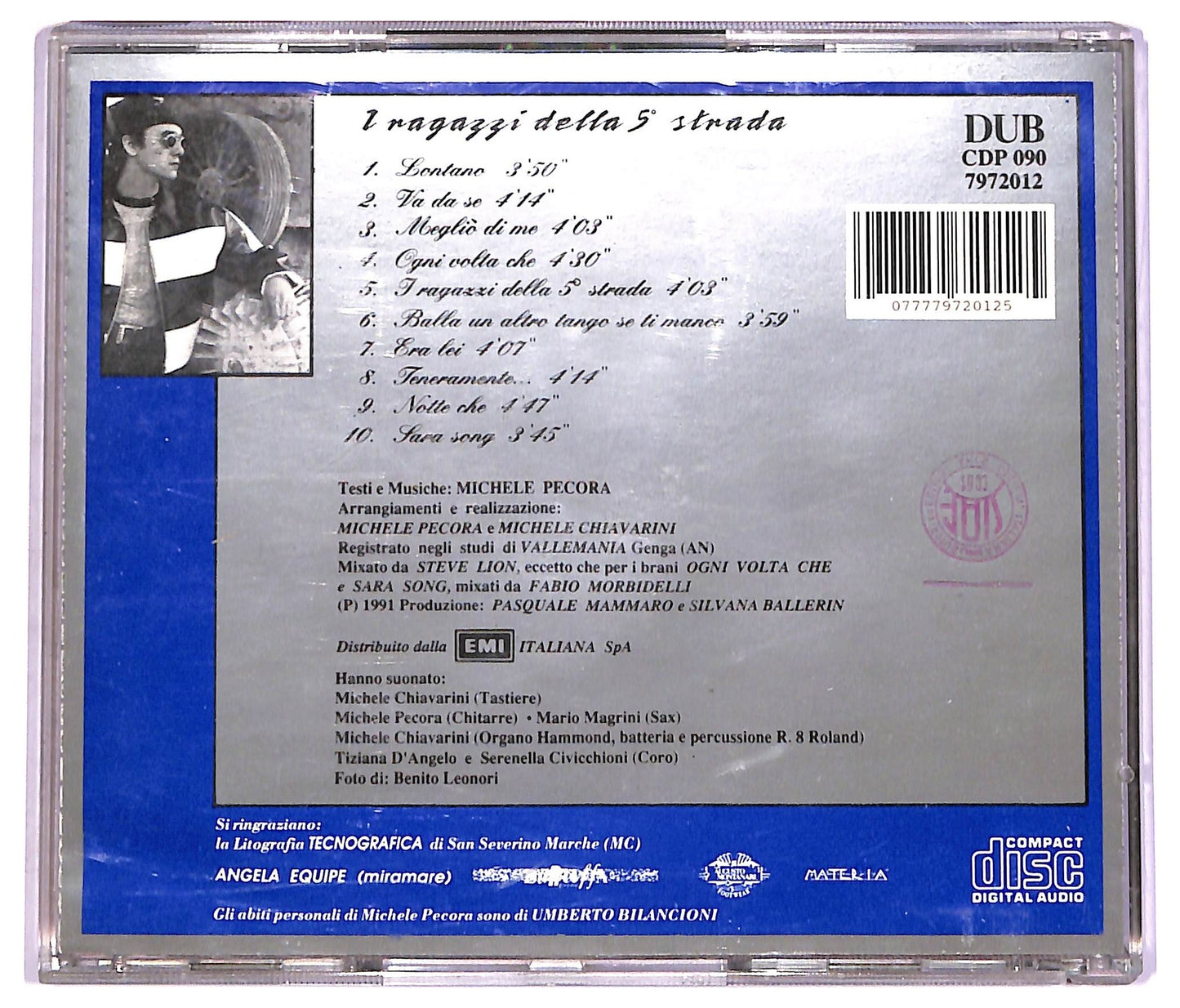 EBOND Michele Pecora - I Ragazzi Della 5° Strada CD CD071466