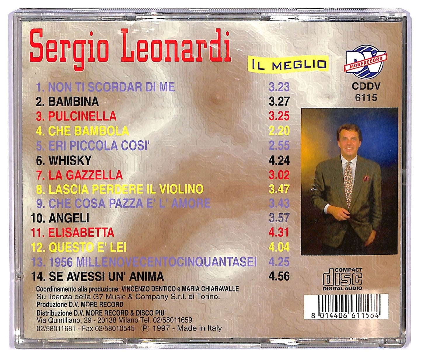 EBOND Sergio Leonardi - Il Meglio CD CD071551