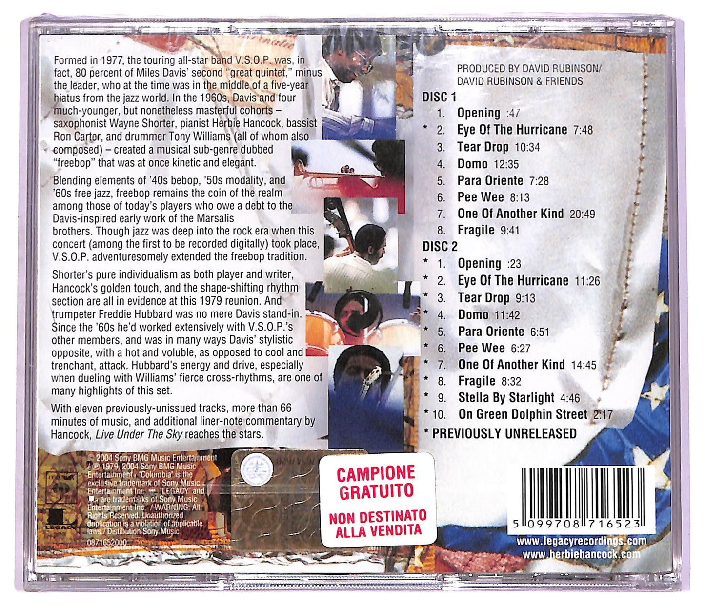 EBOND The V.S.O.P. Quintet - Live Under The Sky '79 CD CD071730