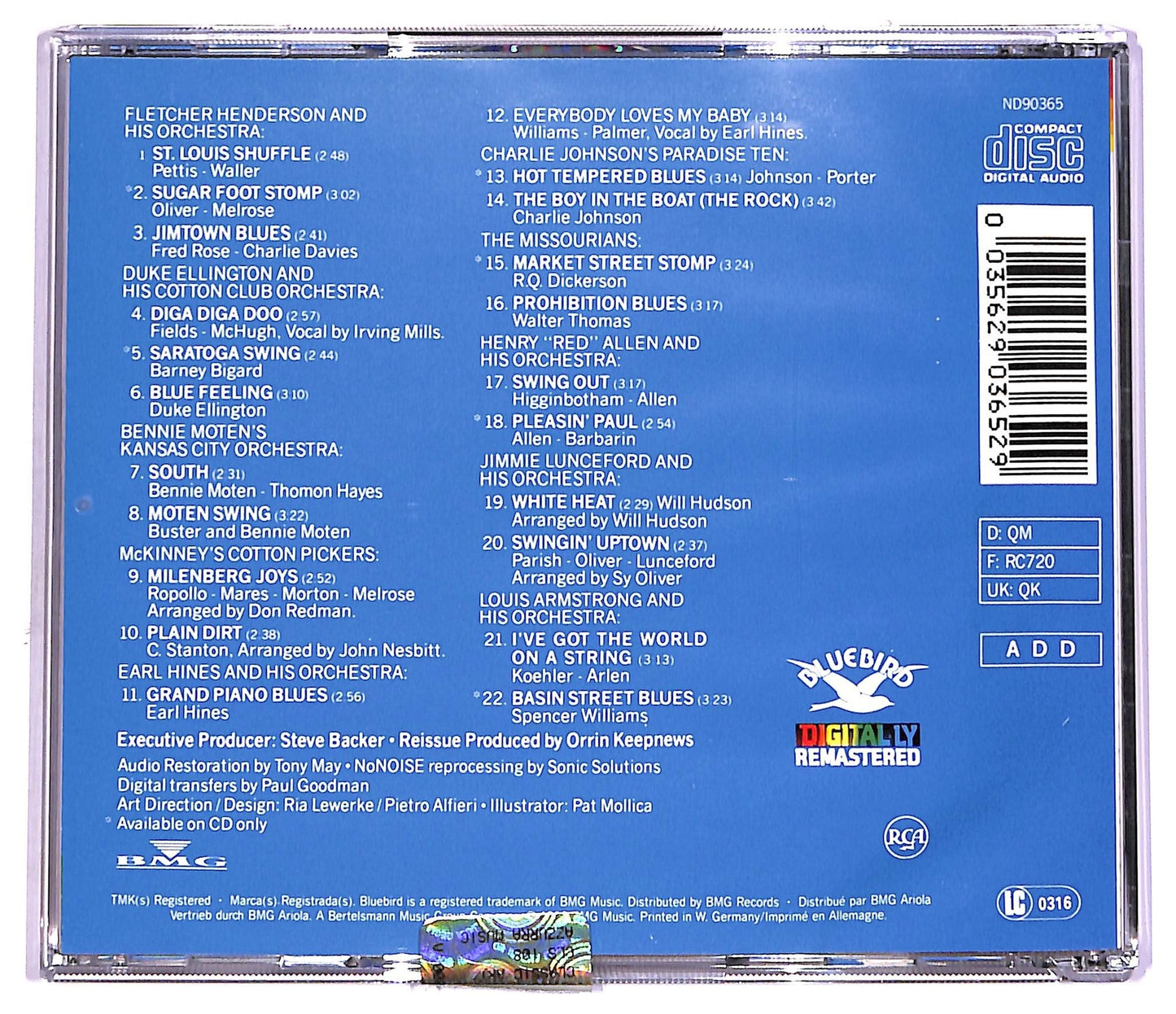 EBOND Various - Early Black Swing (The Birth Of Big Band Jazz: 1927-1934) CD CD071740