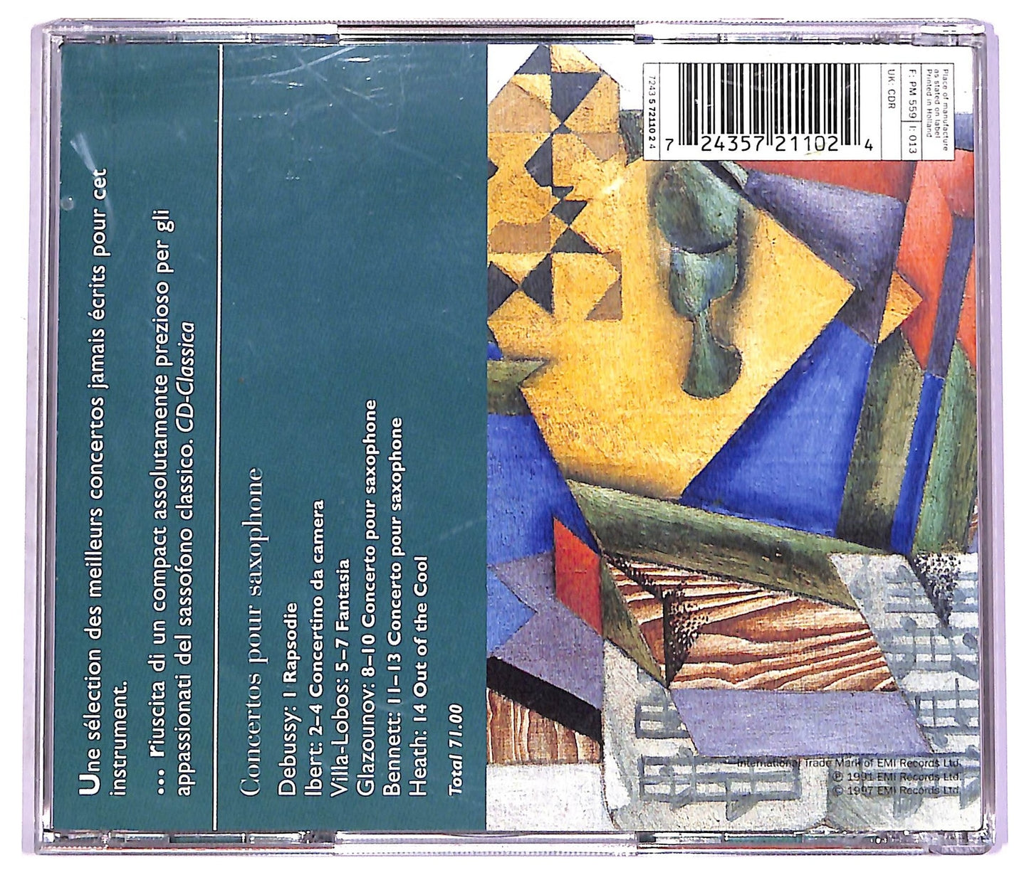 EBOND Debussy - Concertos Pour Saxophone CD CD071804