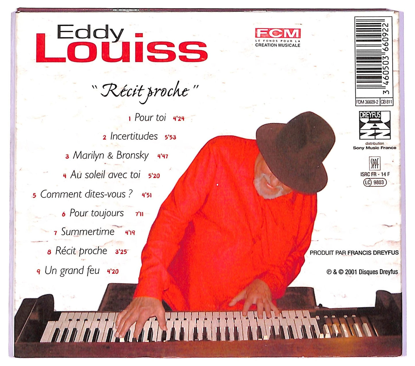 EBOND Eddy Louiss - Recit Proche CD CD071824