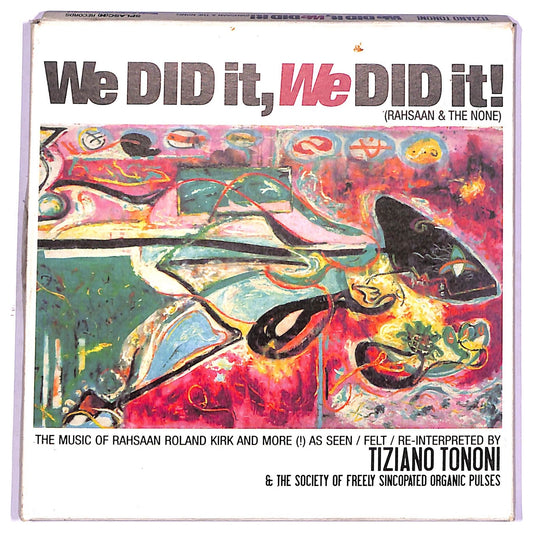 EBOND Tiziano Tononi - We Did It, We Did It! (Rahsaan & The None) CD CD071849