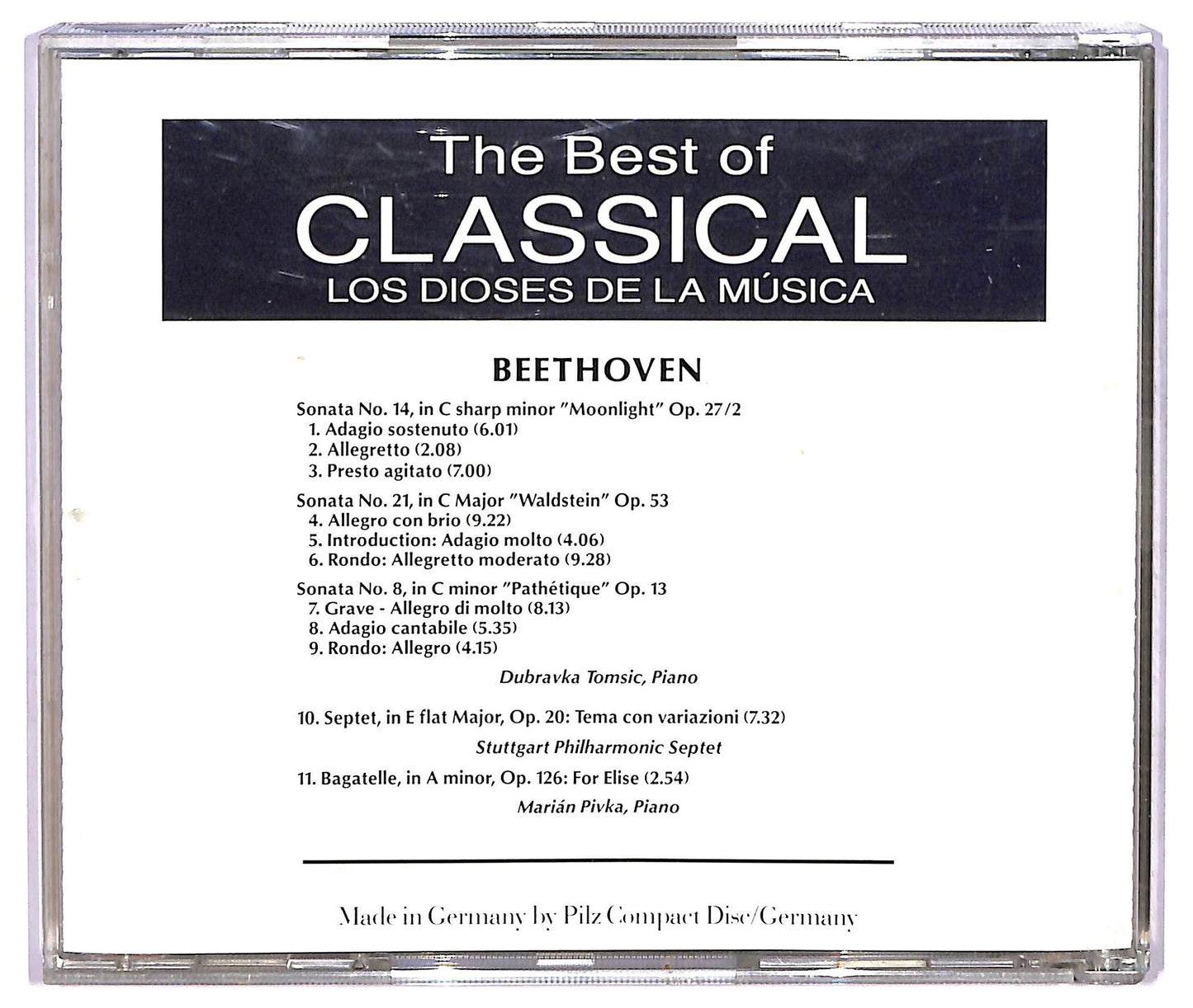 EBOND Beethoven - Beethoven the best of classical CD CD071920