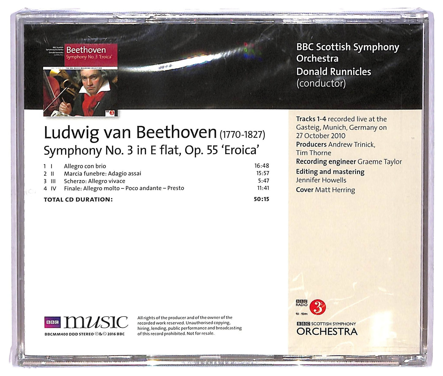 EBOND Beethoven - Symphony No. 3 Eroica CD CD071923