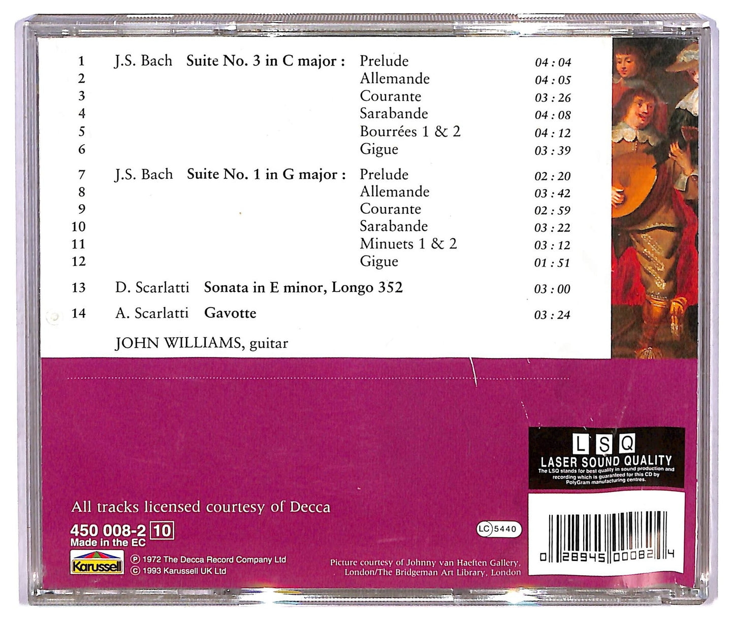 EBOND John Williams - Plays Bach And Scarlatti CD CD071925