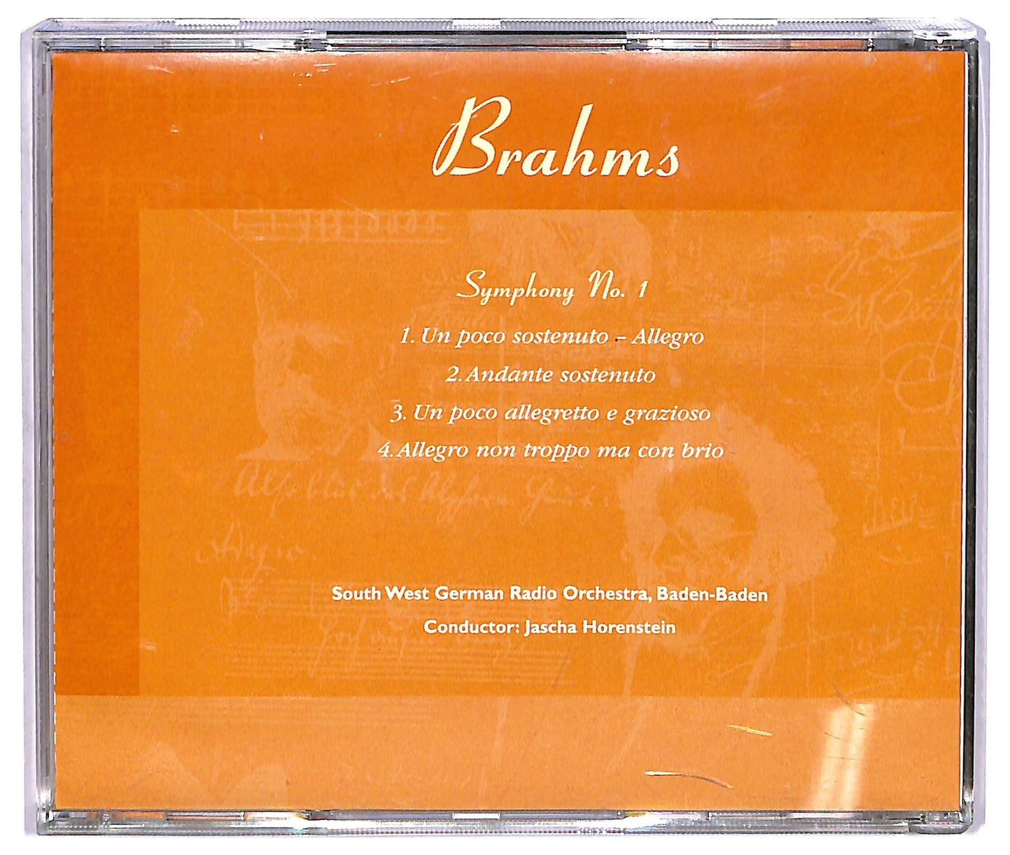 EBOND Brahms - Symphony No.1 - The Great Composers CD CD071927