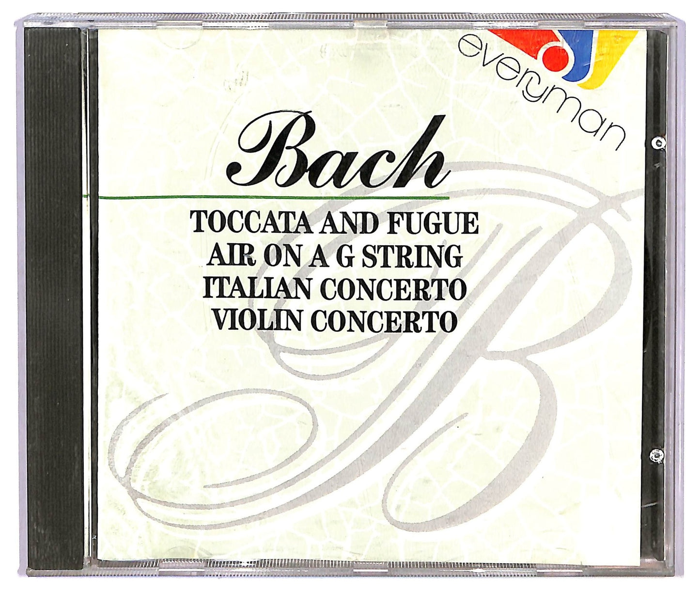 EBOND Bach - Toccata And Fugue - Air On A G String - Italian Concerto - Violin Concerto CD CD071933