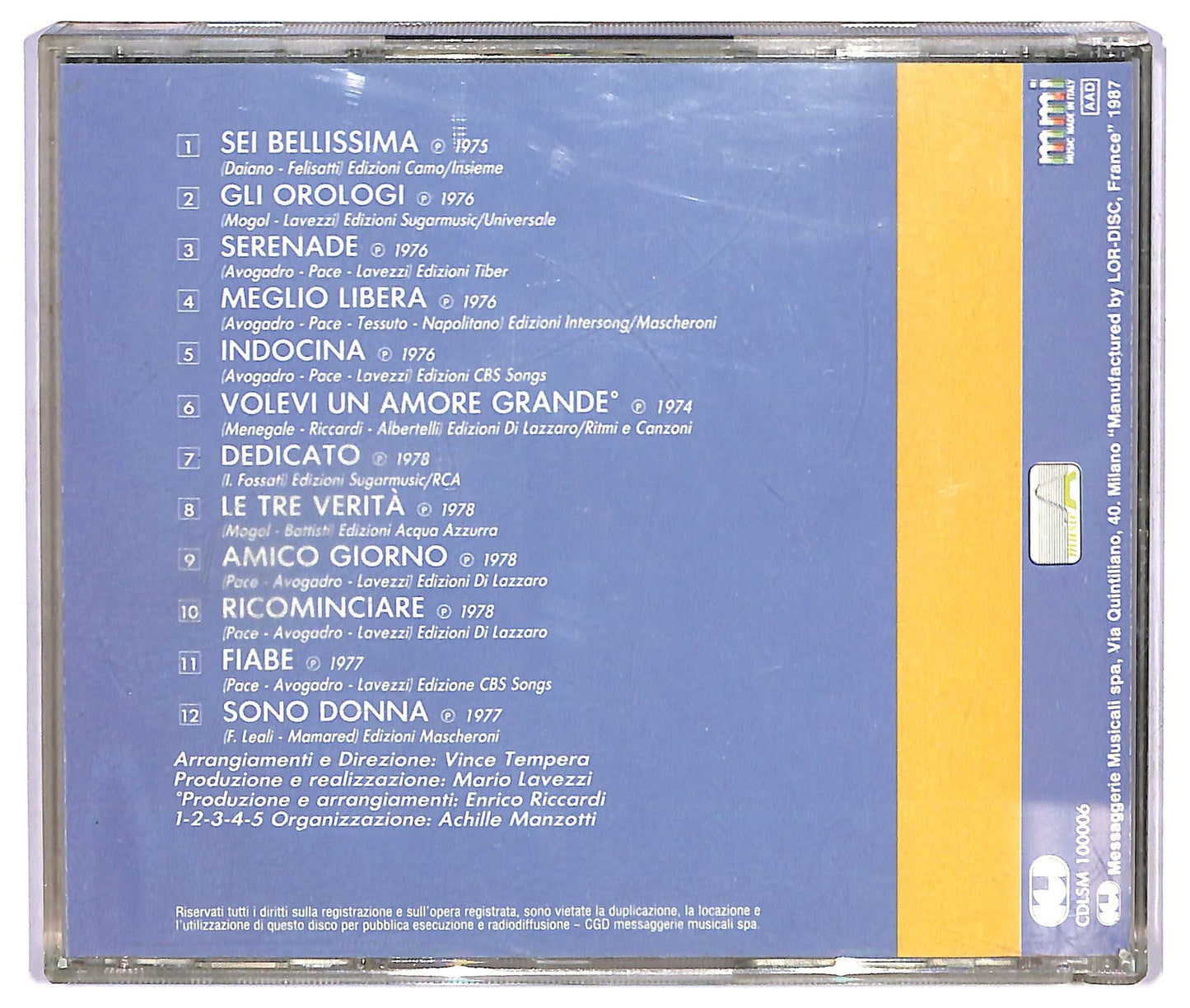 EBOND Loredana Berte’ - Sei Bellissima CD CD071963