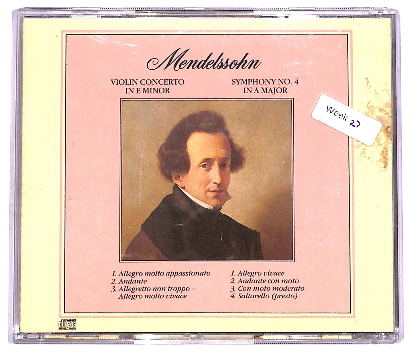 EBOND Mendelssohn - Violin Concerto In E Minor; Symphony No. 4 In A Major CD CD072033
