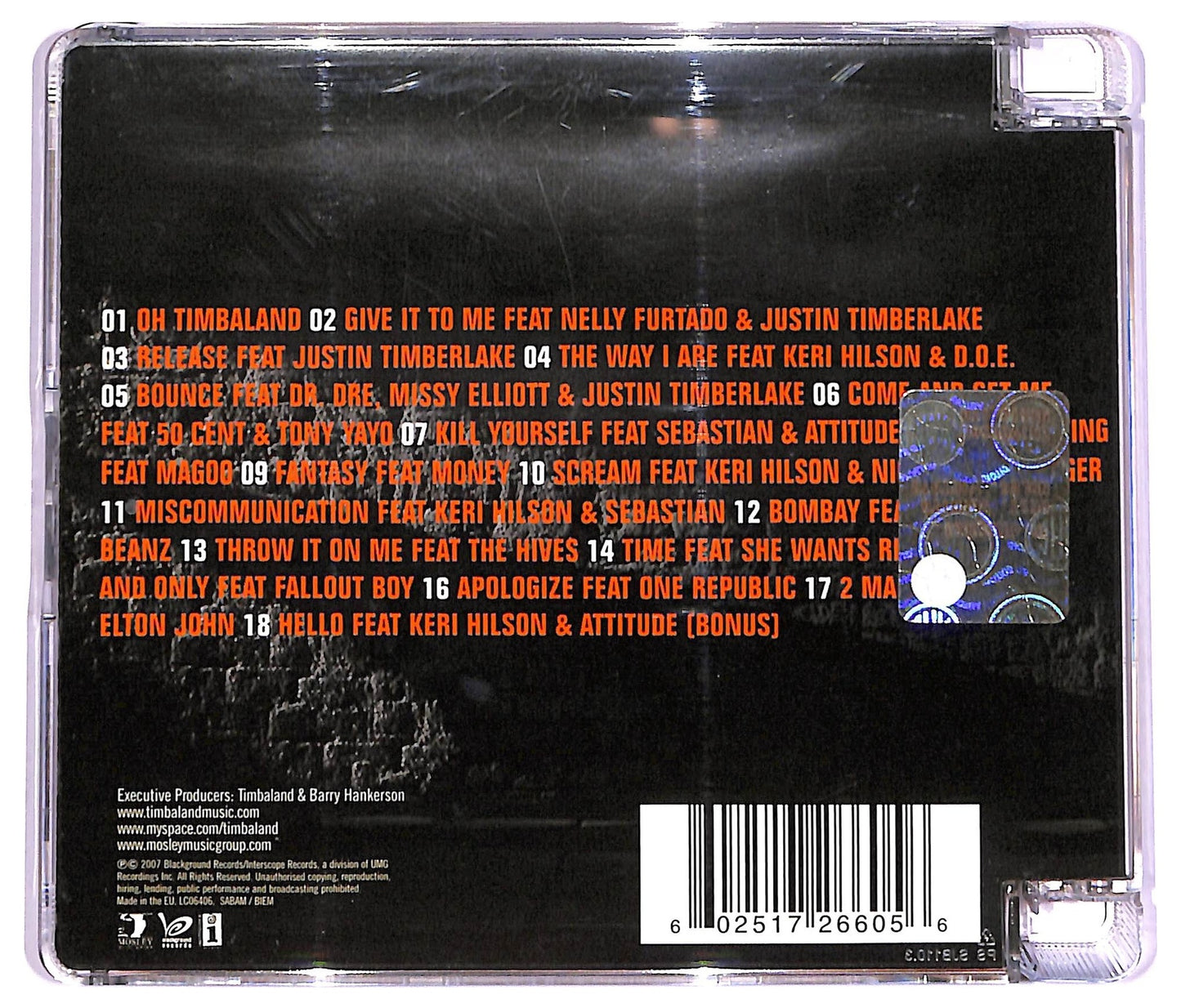 EBOND Timbaland - Timbaland Presents Shock Value CD CD072227