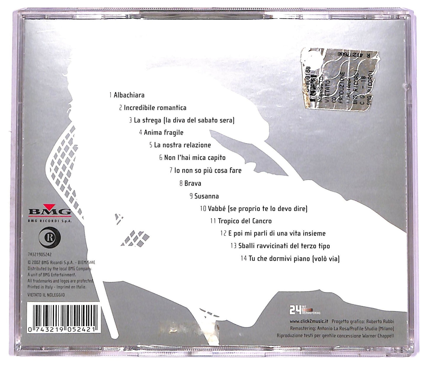 EBOND Vasco Rossi - Le Canzoni D'Amore Di Vasco Rossi CD CD072233