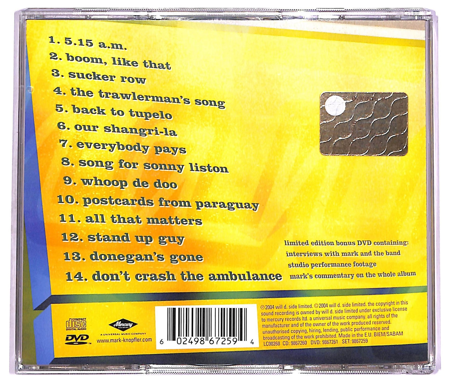 EBOND Mark Knopfler - Shangri-La CD CD072236