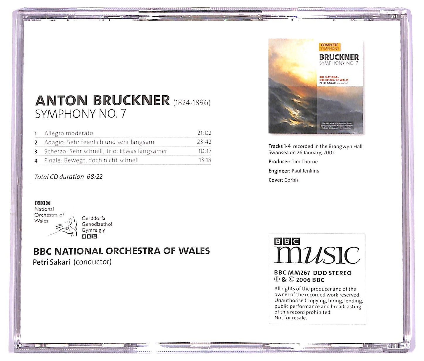 EBOND Bruckner - Symphony No.7 CD CD072254