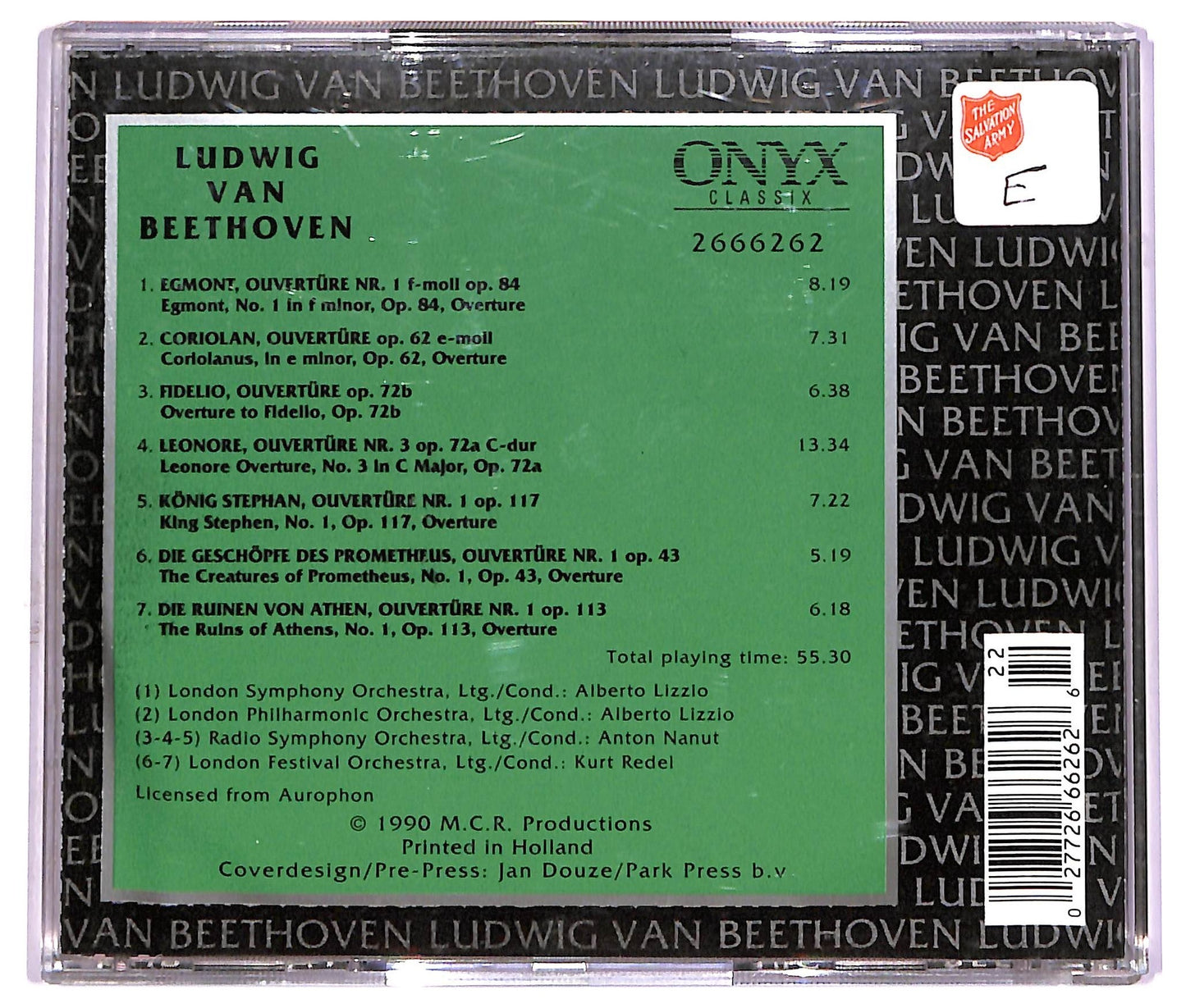 EBOND Ludwig van Beethoven -6 Onyx Classix CD CD072327