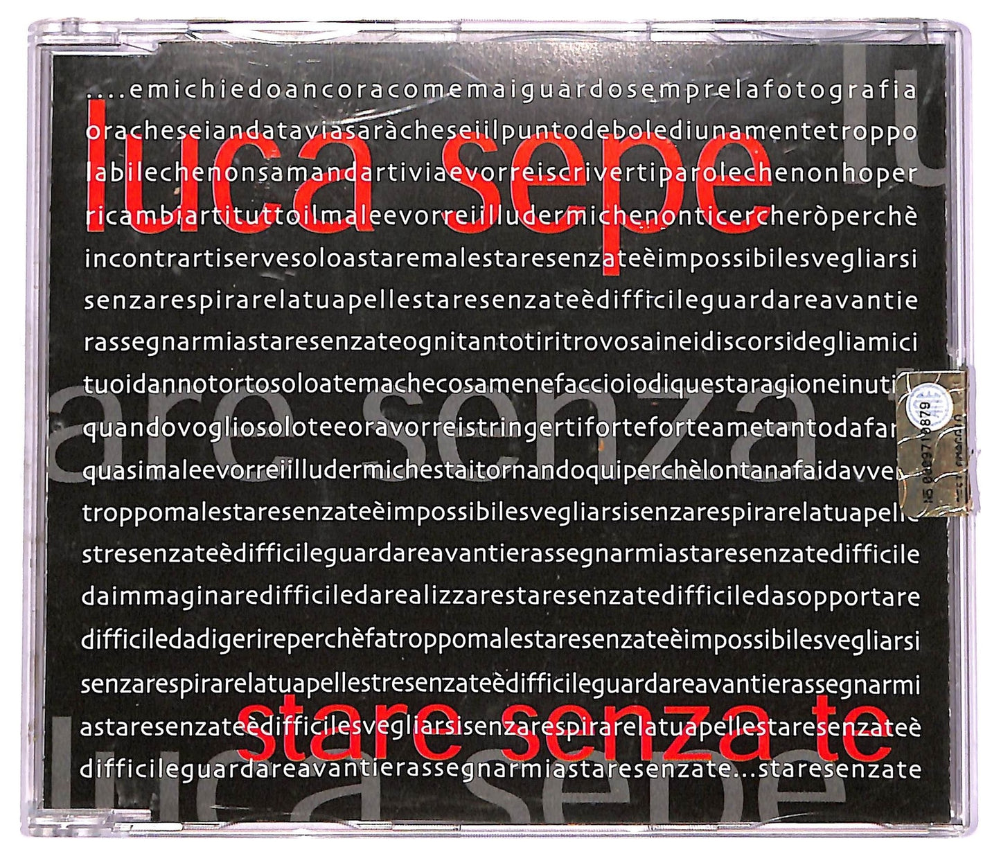 EBOND Luca Sepe - Stare Senza Te CD CD072337