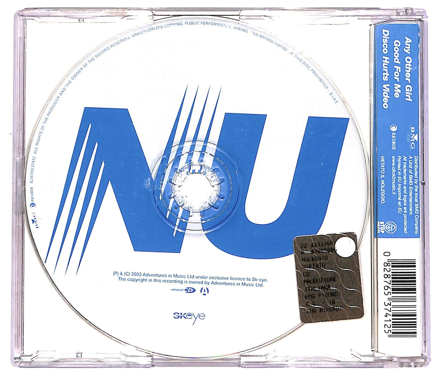 EBOND NU - Any Other Girl CD CD072341