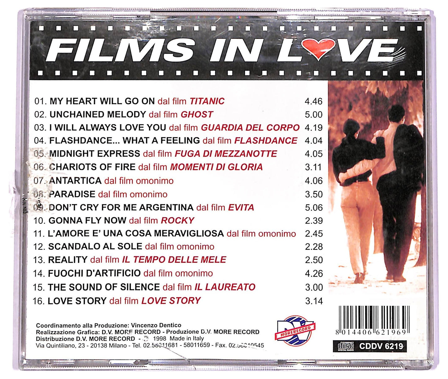 EBOND Unknown Artist - Films In Love (Temi Da Films Indimenticabili) CD CD072351