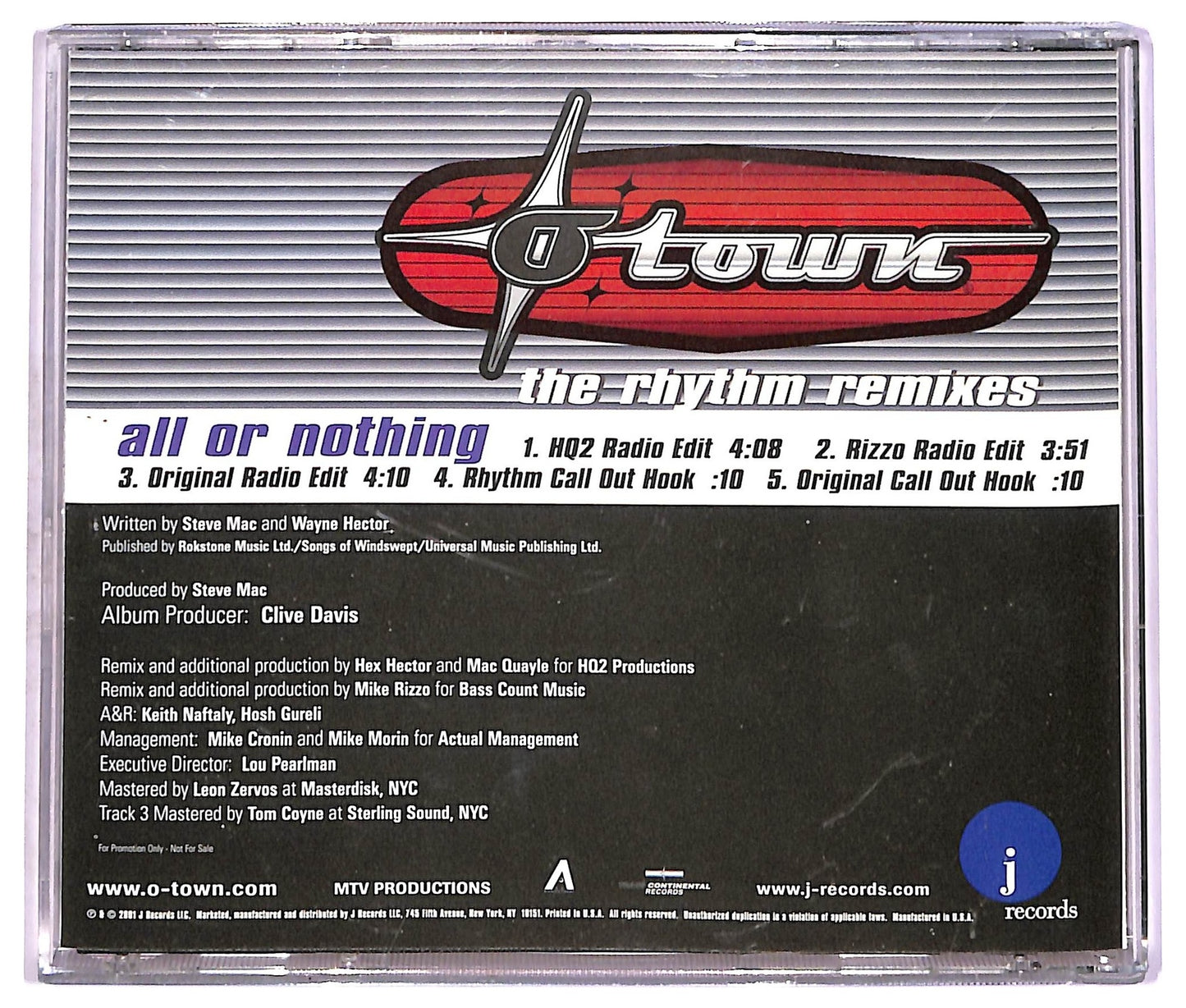 EBOND O-Town - All Or Nothing CD CD072366