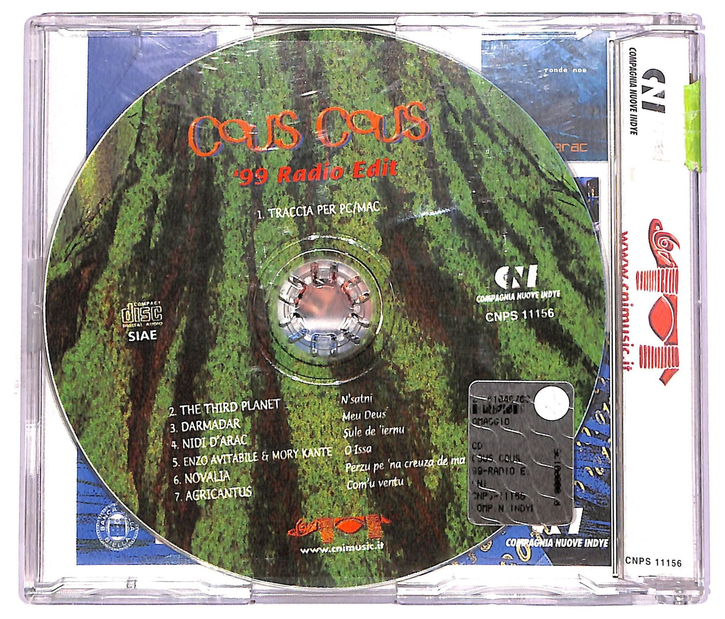 EBOND Various - Cous Cous '99 Radio Edit - Radici [Suoni E Canti Delle] CD CD072372