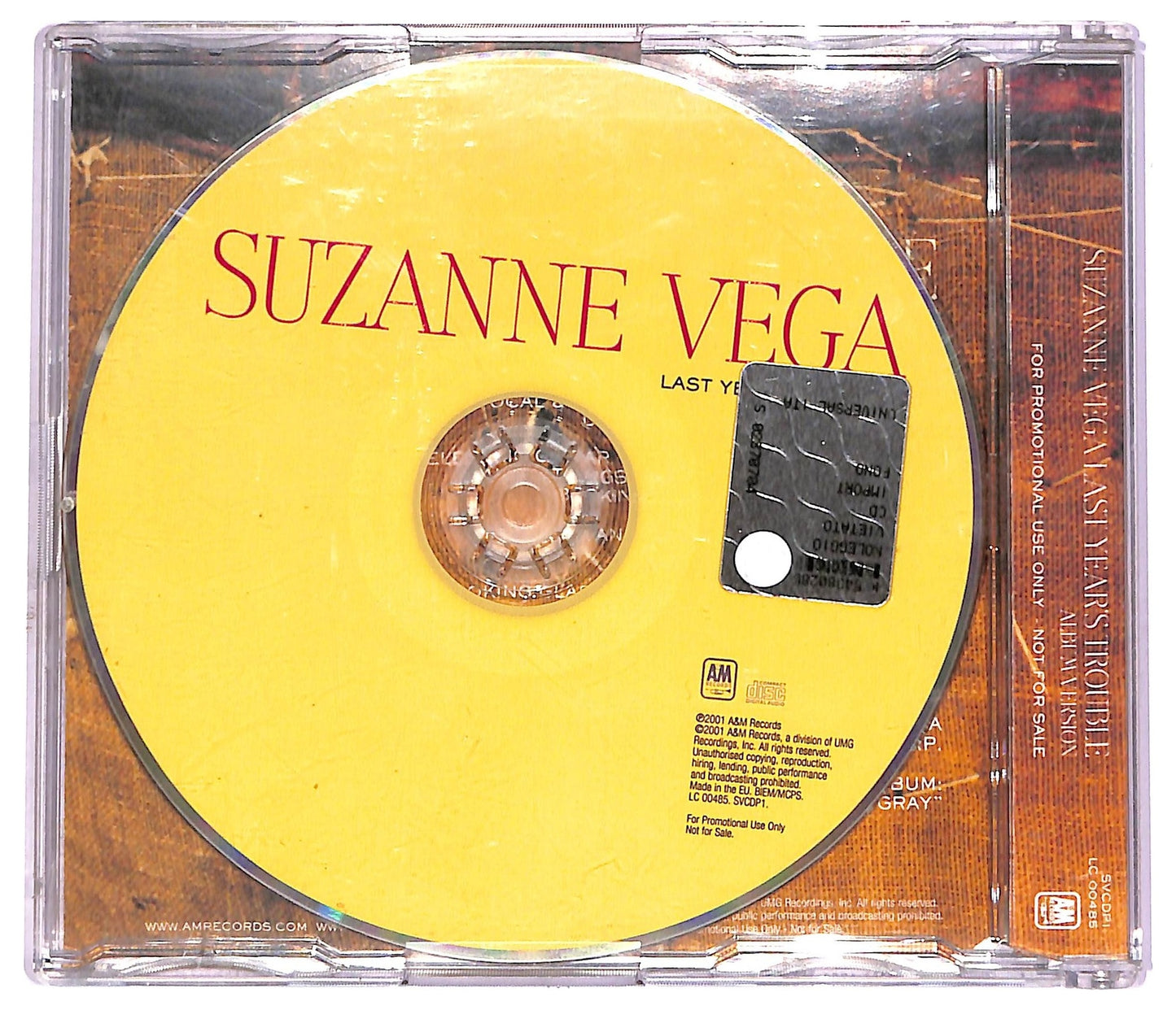 EBOND Suzanne Vega - Last Year's Trouble CD CD072411