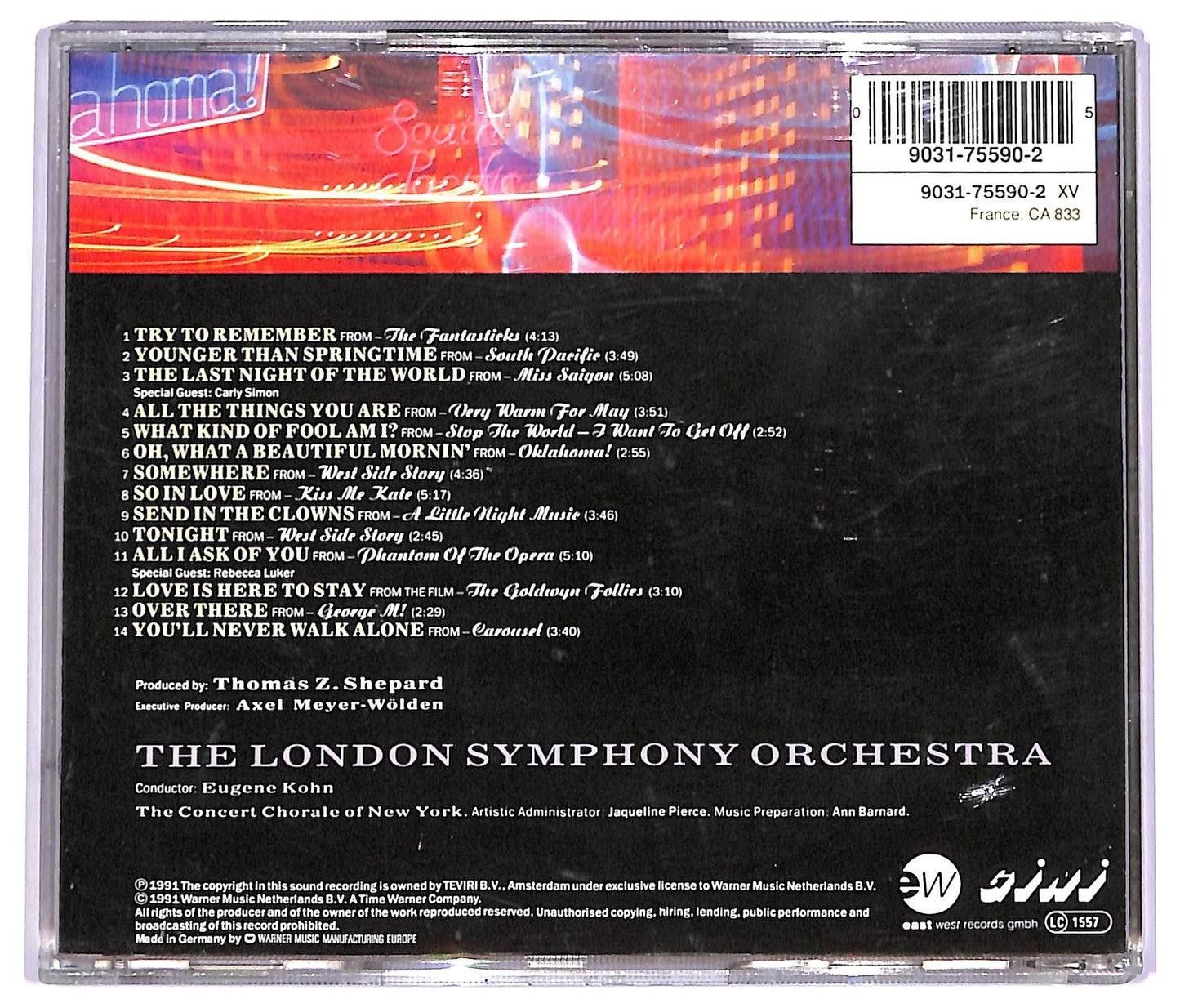 EBOND Placido Domingo - The Broadway I Love CD CD072430