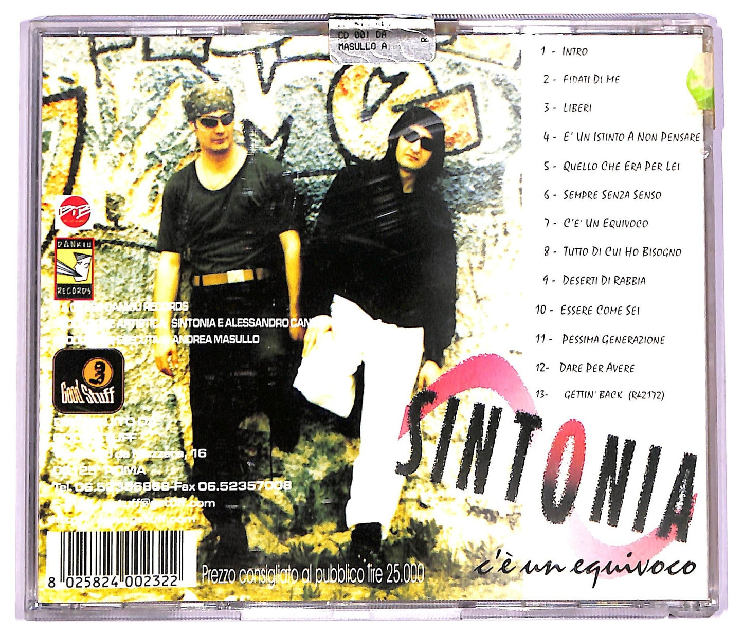 EBOND Sintonia - C'E Un Equivoco CD CD072447