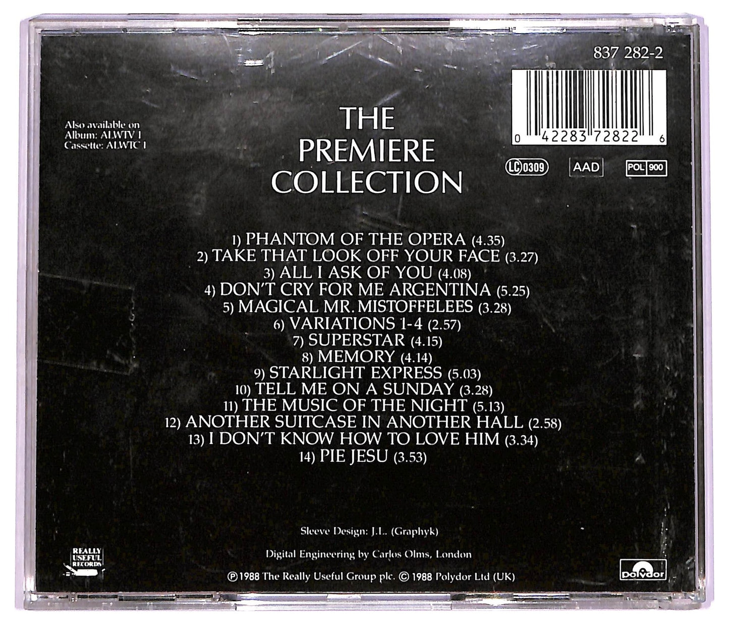 EBOND Andrew Lloyd Webber - The Premiere Collection - The Best Of Andrew Lloyd Webber CD CD072468